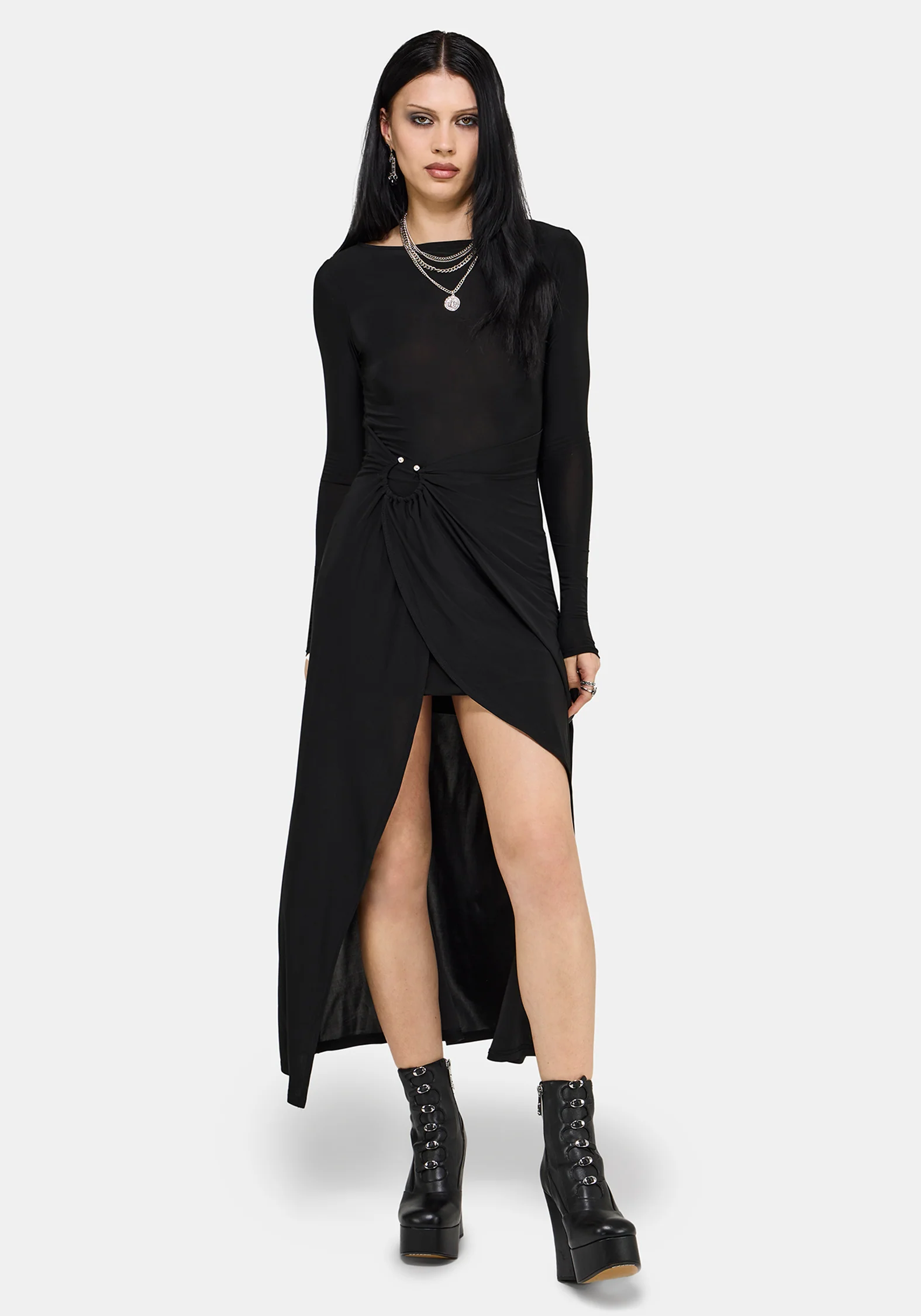 Bellamira Ring Waist Midaxi Dress - Image 6
