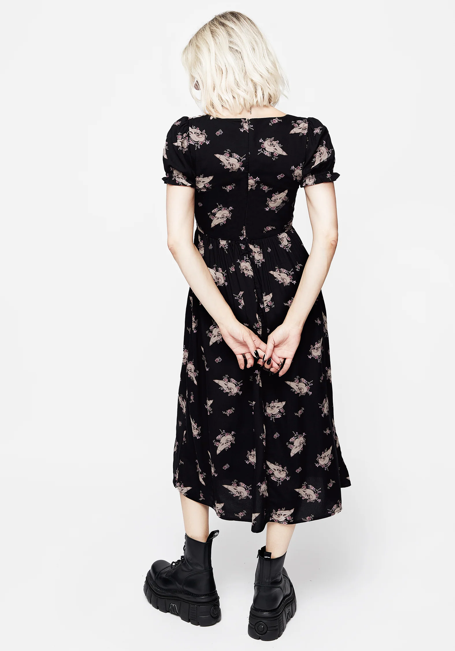 Carrion Puff Sleeve Midi Dress - Image 3