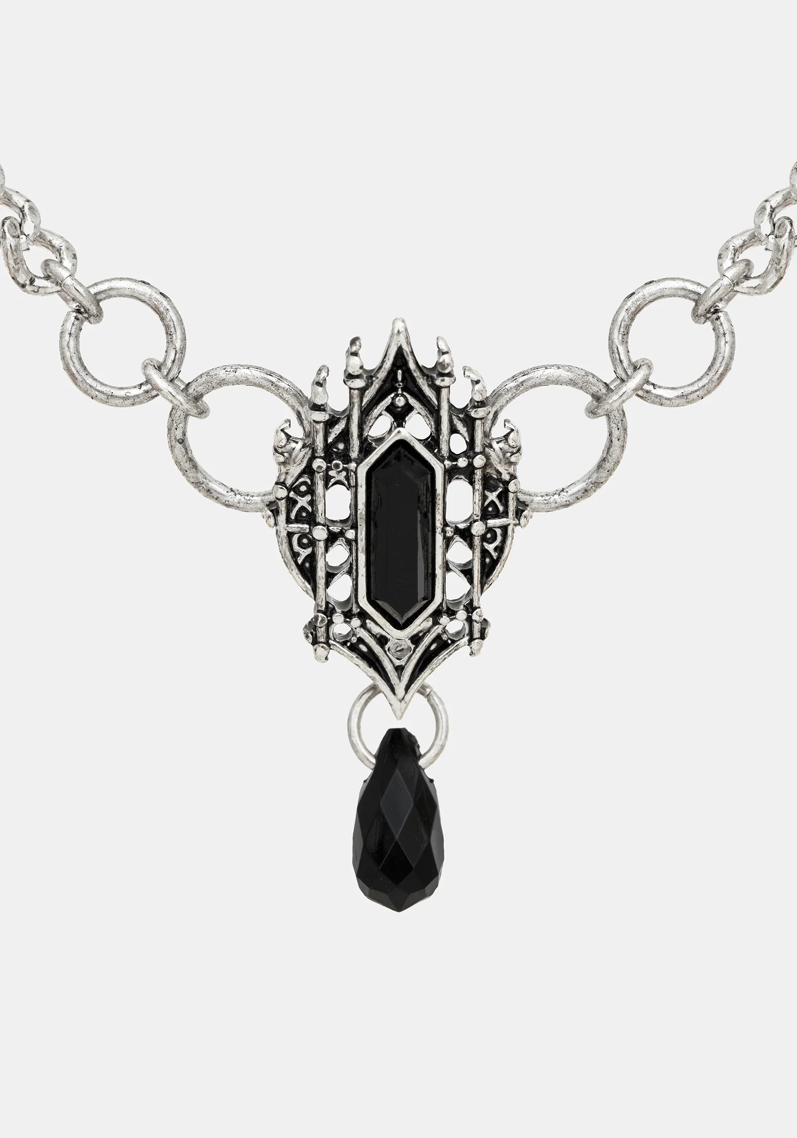 Cathedral Gothic Chunky Chain Choker - Image 2