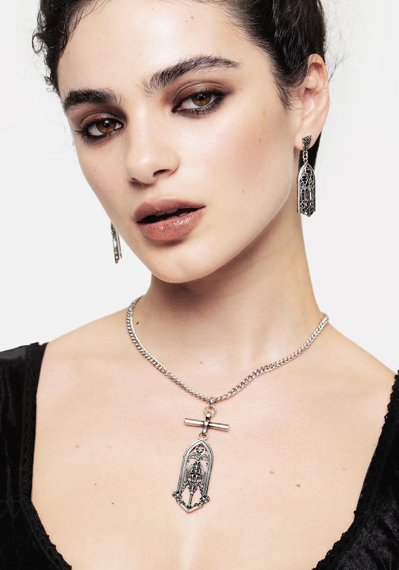 Cathedral Gothic Drop Earrings - Image 7