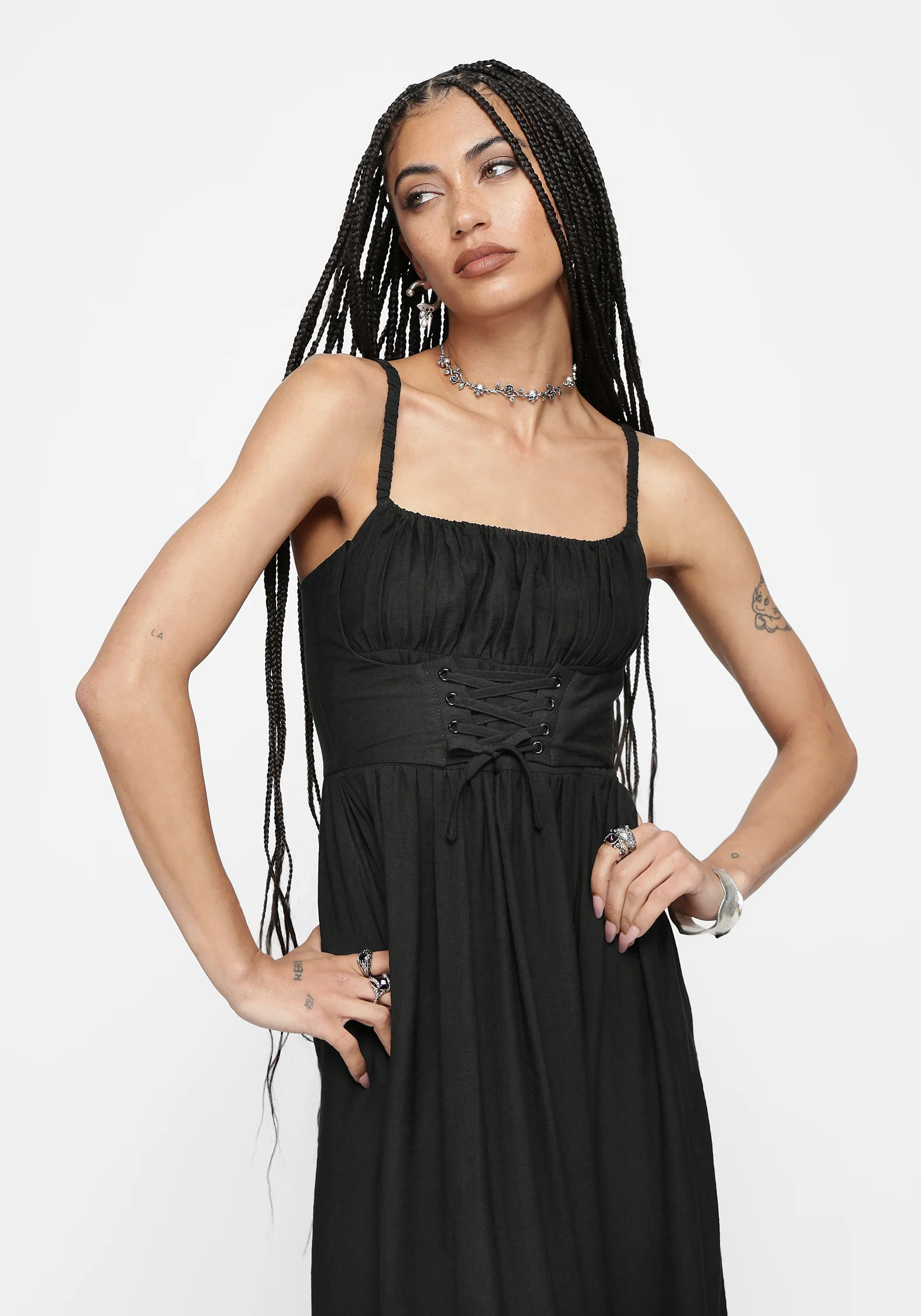 Cirissa Ruched Midaxi Dress - Image 4