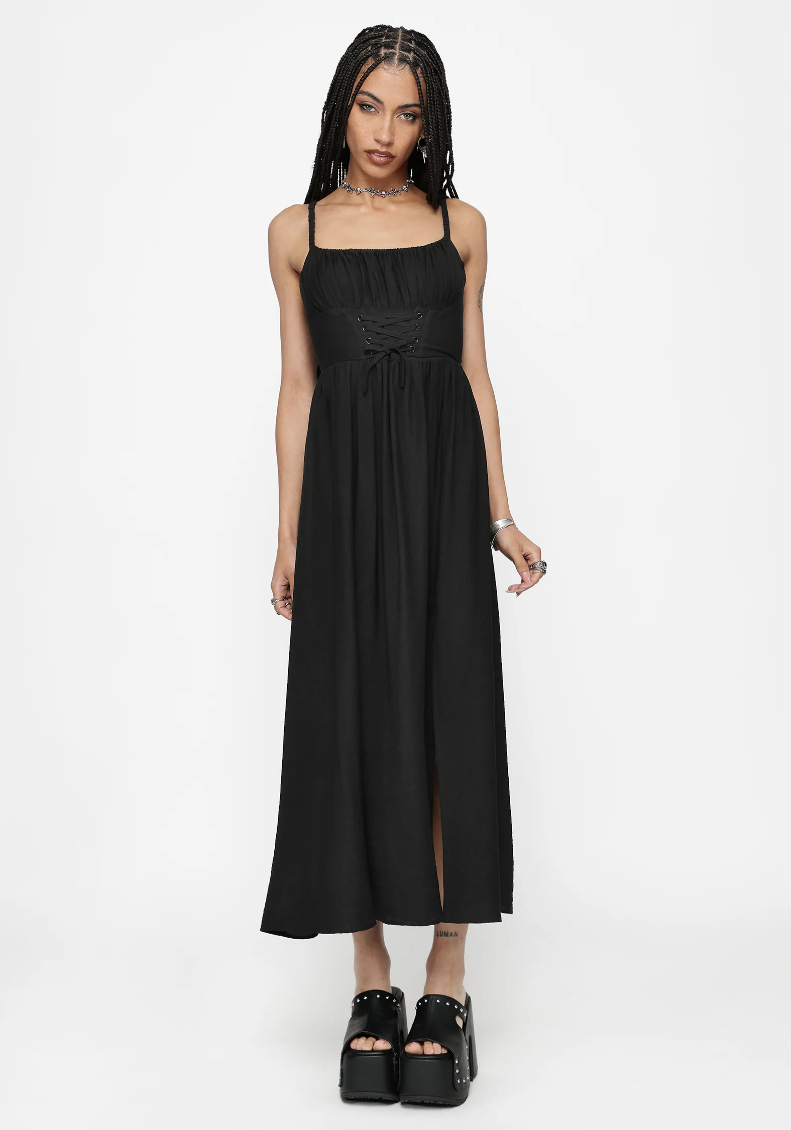Cirissa Ruched Midaxi Dress - Image 5