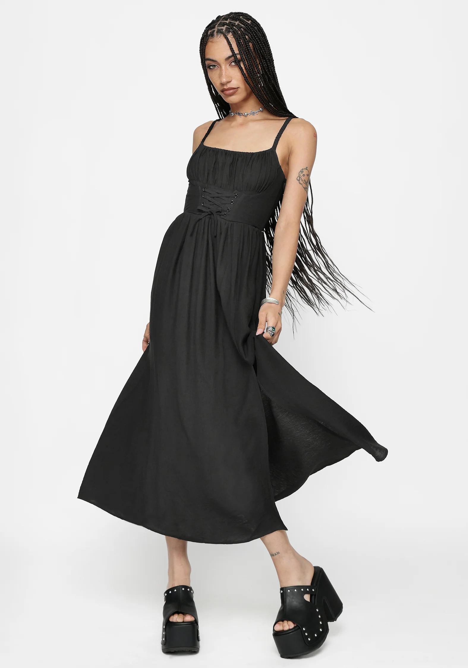 Cirissa Ruched Midaxi Dress - Image 7