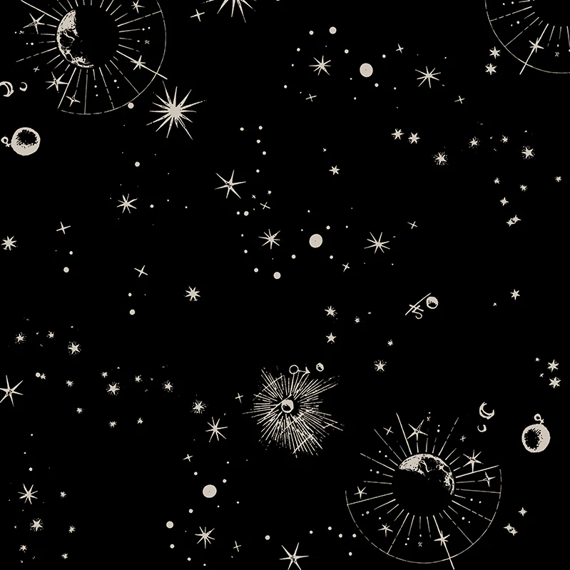 Comet Celestial Printed Handkerchief Hem Midaxi Skirt - Image 7