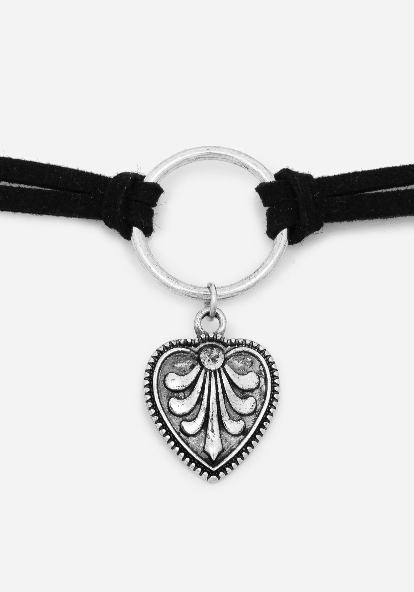 Deceiver Heart Layered Choker Necklace - Image 2