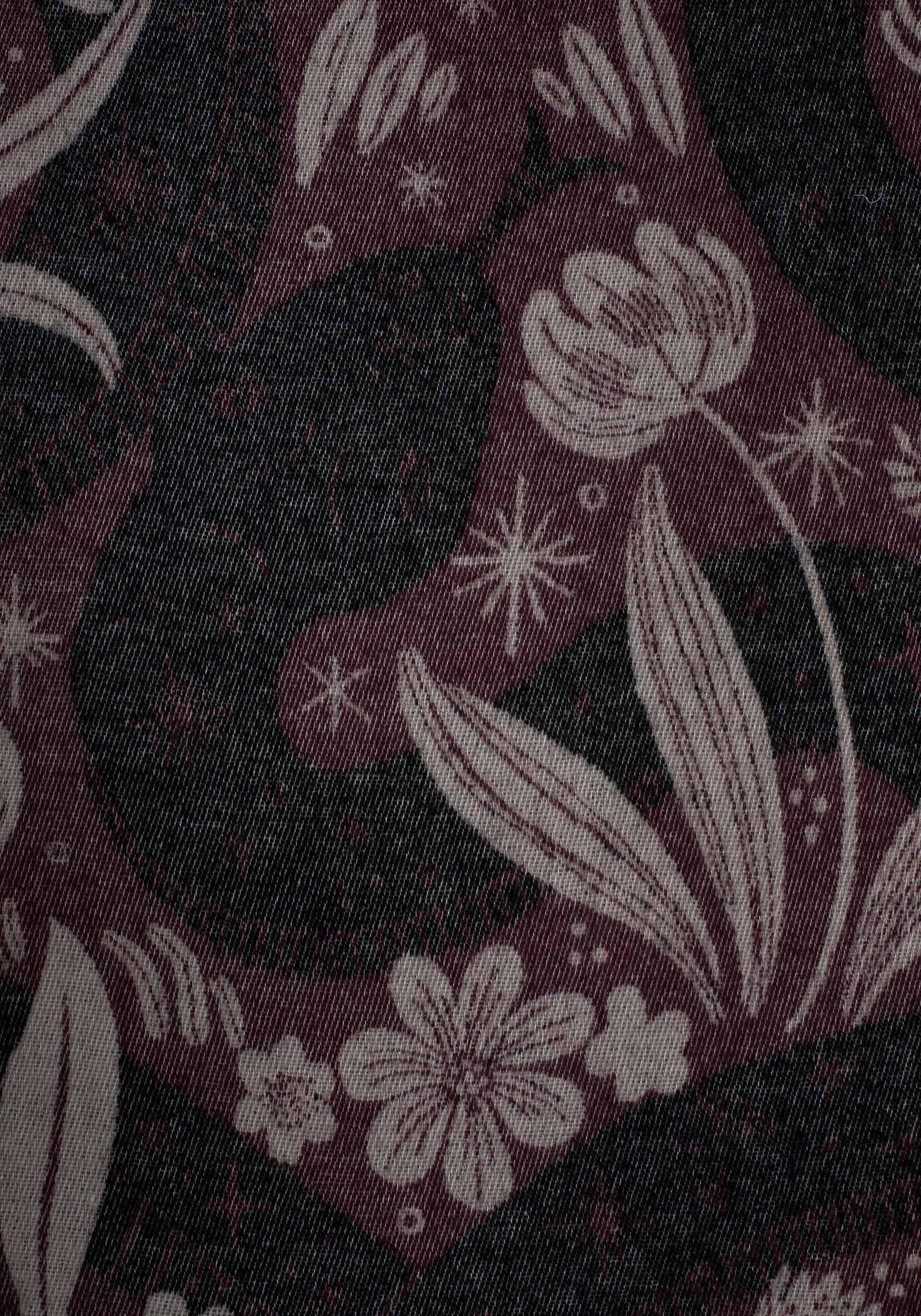 Deception Floral Snake Woven Blanket - Purple - Image 4