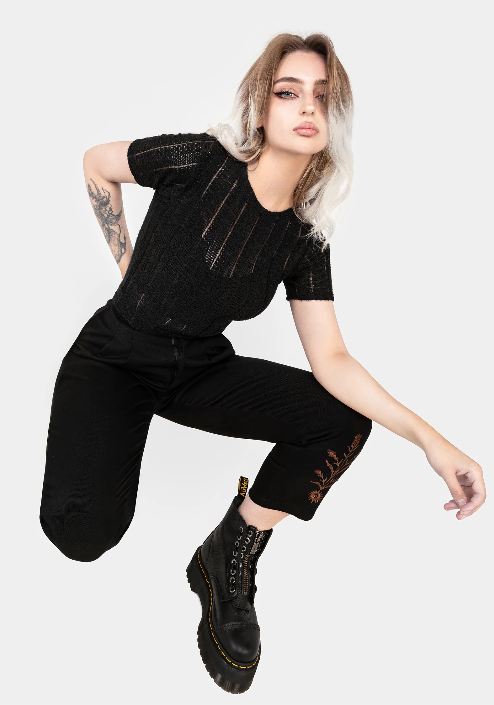 Donner Crinkle Crop Top - Image 7