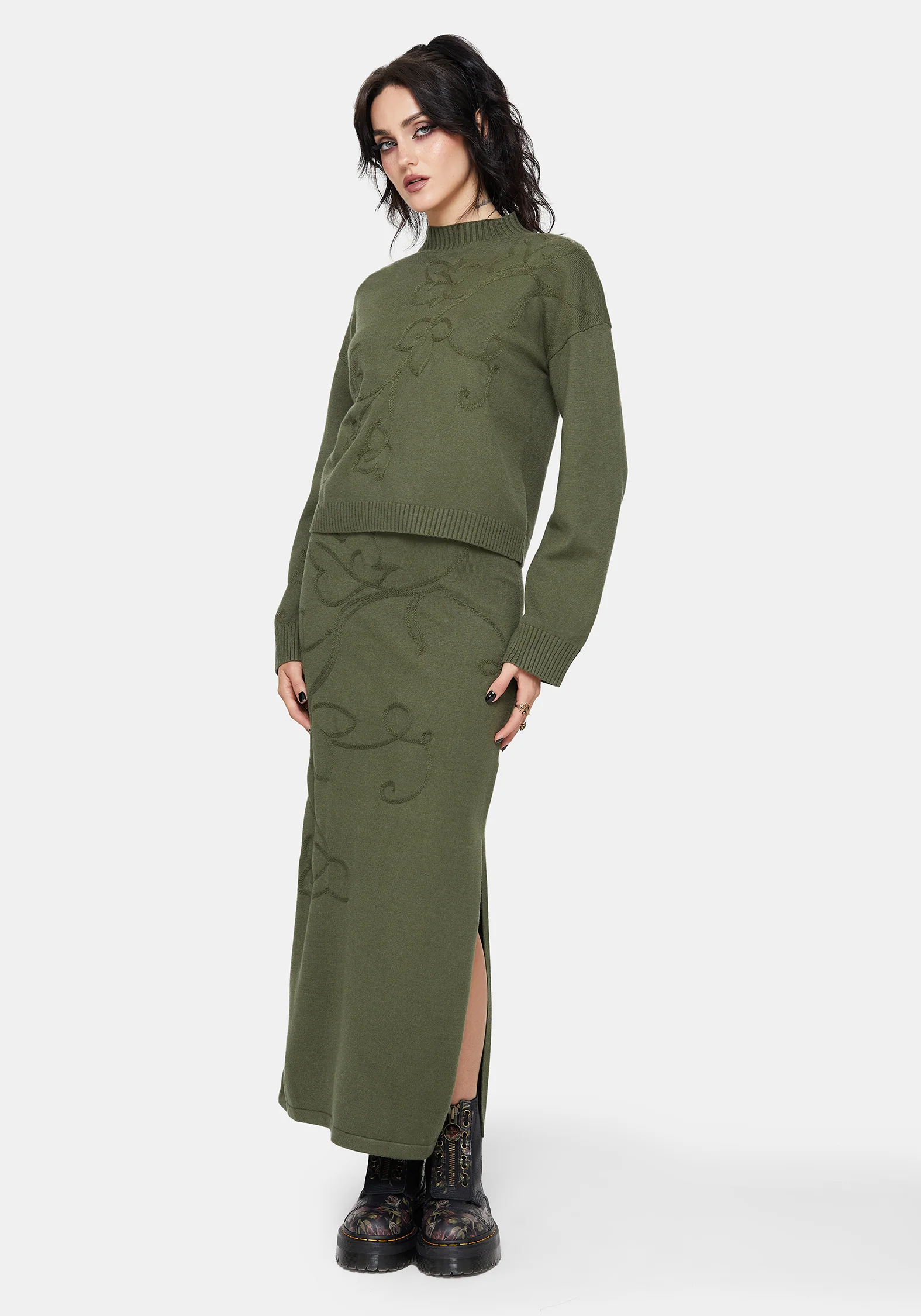 Elixir Branch Detail Knit Sweater - Image 5