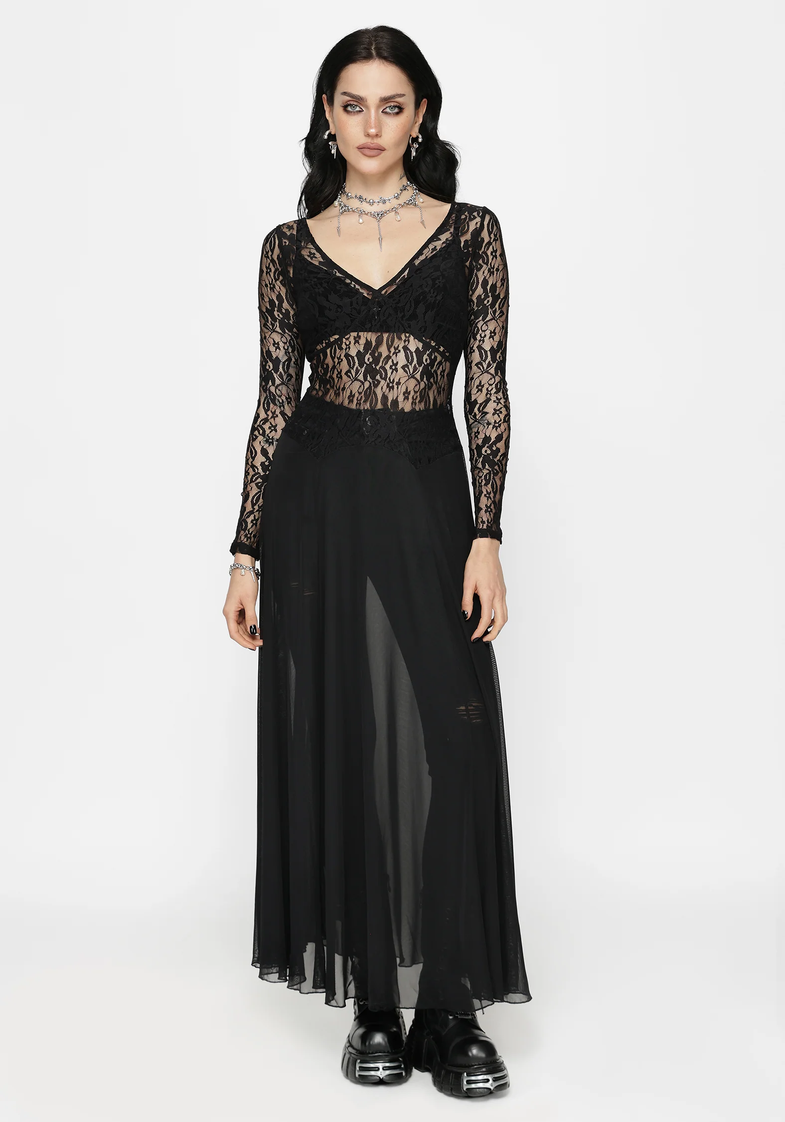 Eltharia Lace Bodice Maxi Dress - Image 6