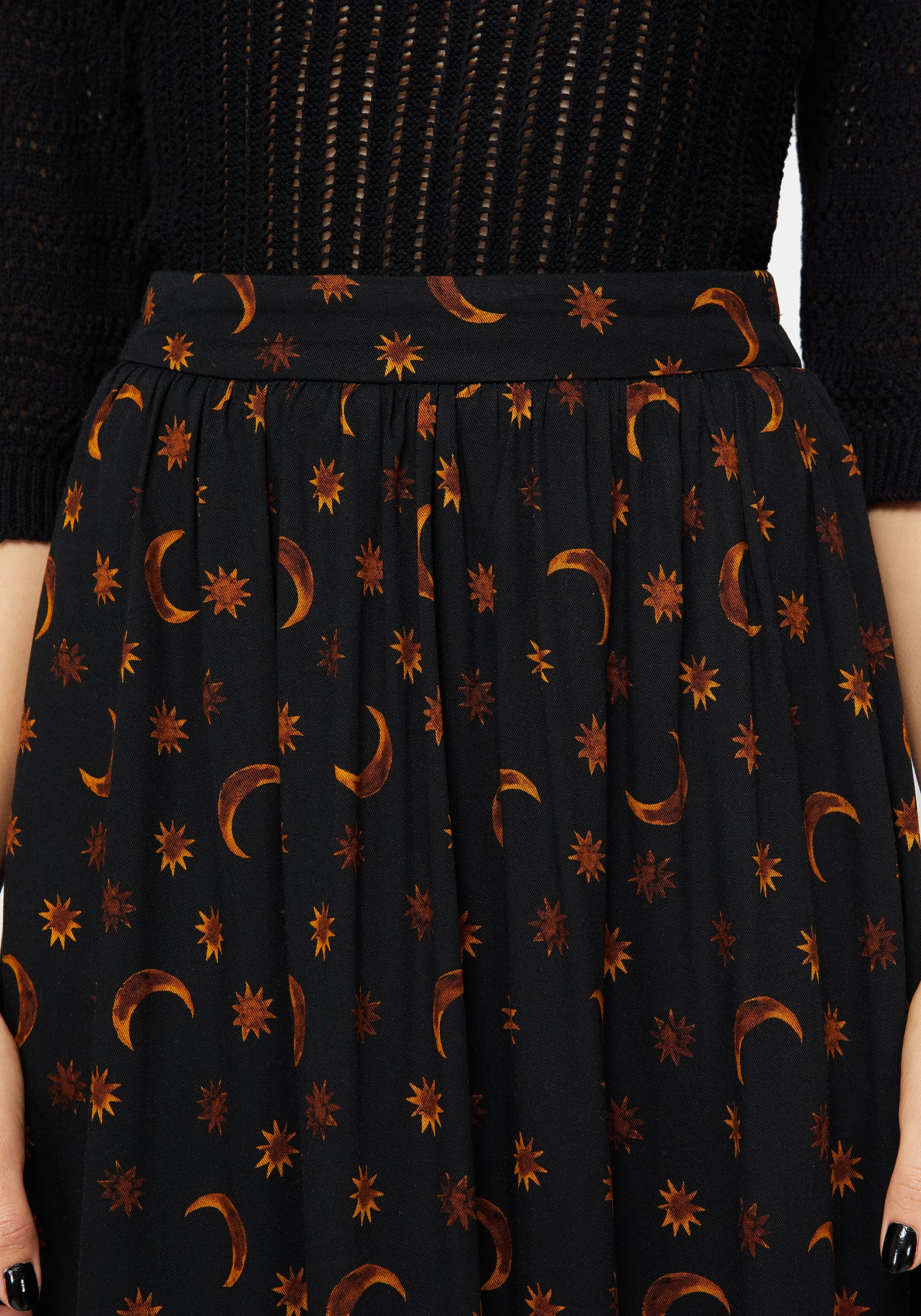 Elura Celestial Print Maxi Skirt - Image 2