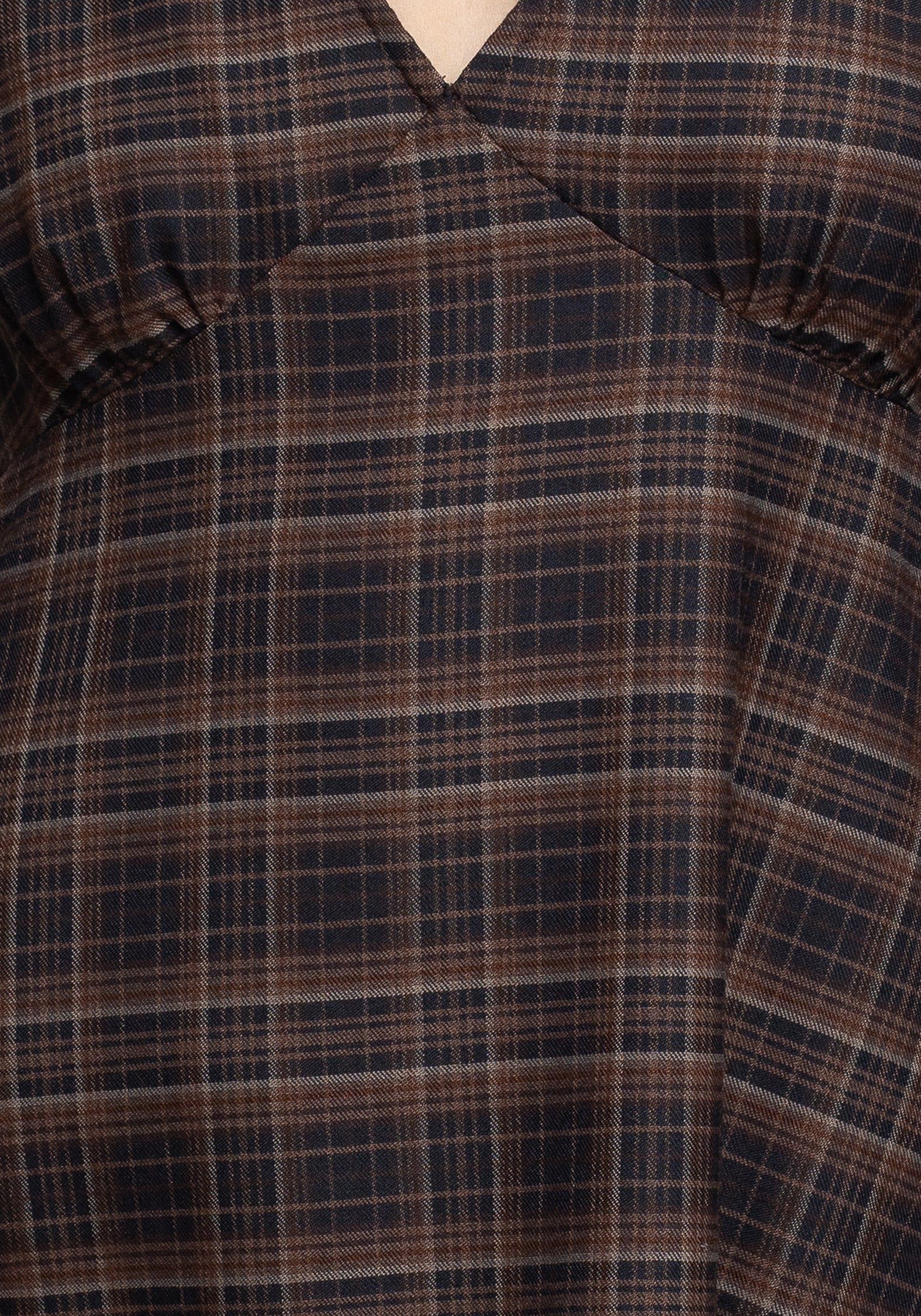 Embla Check Mini Smock Dress - Image 2