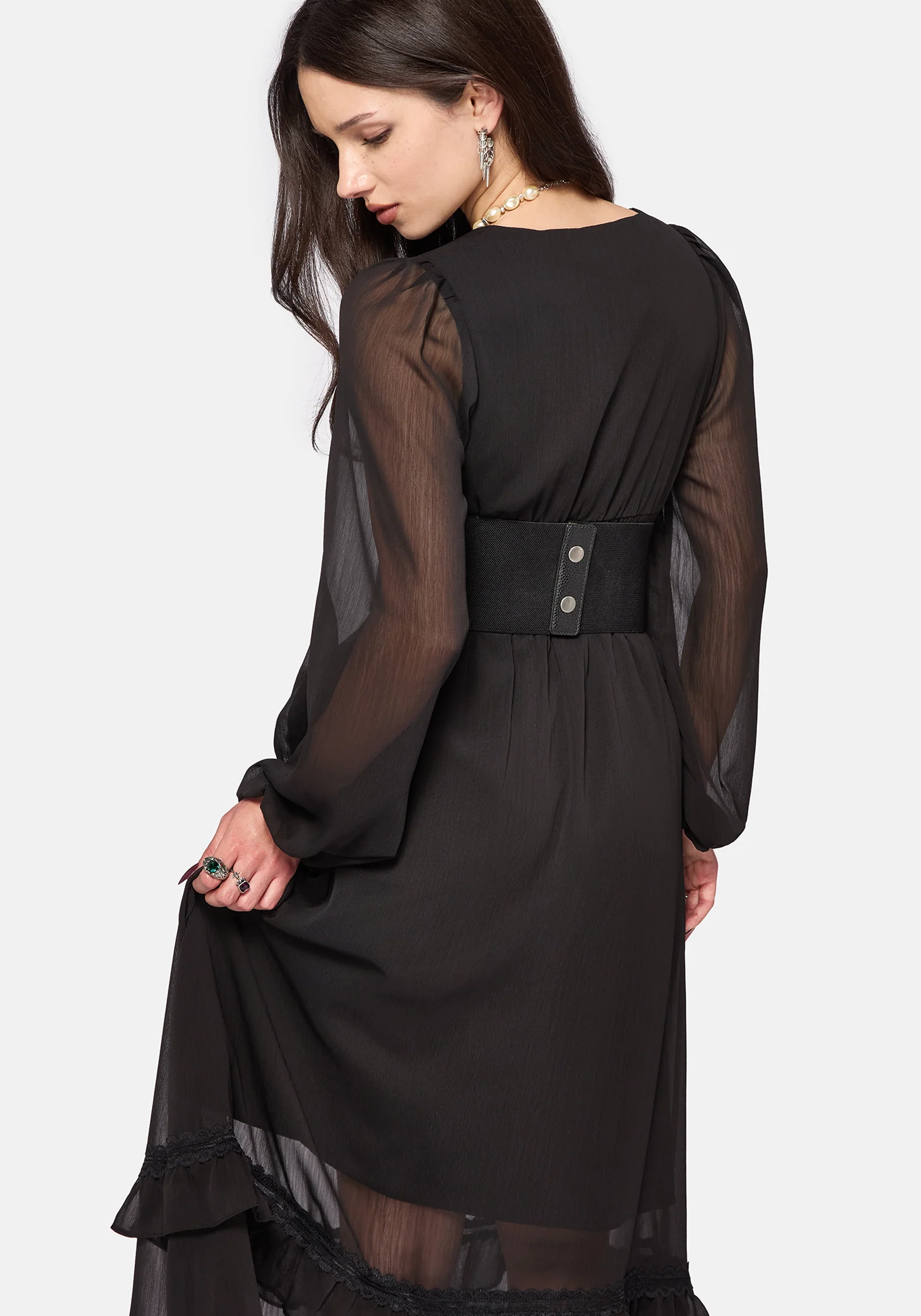 Evelyne Elasticated Corset Waist Belt - Image 4
