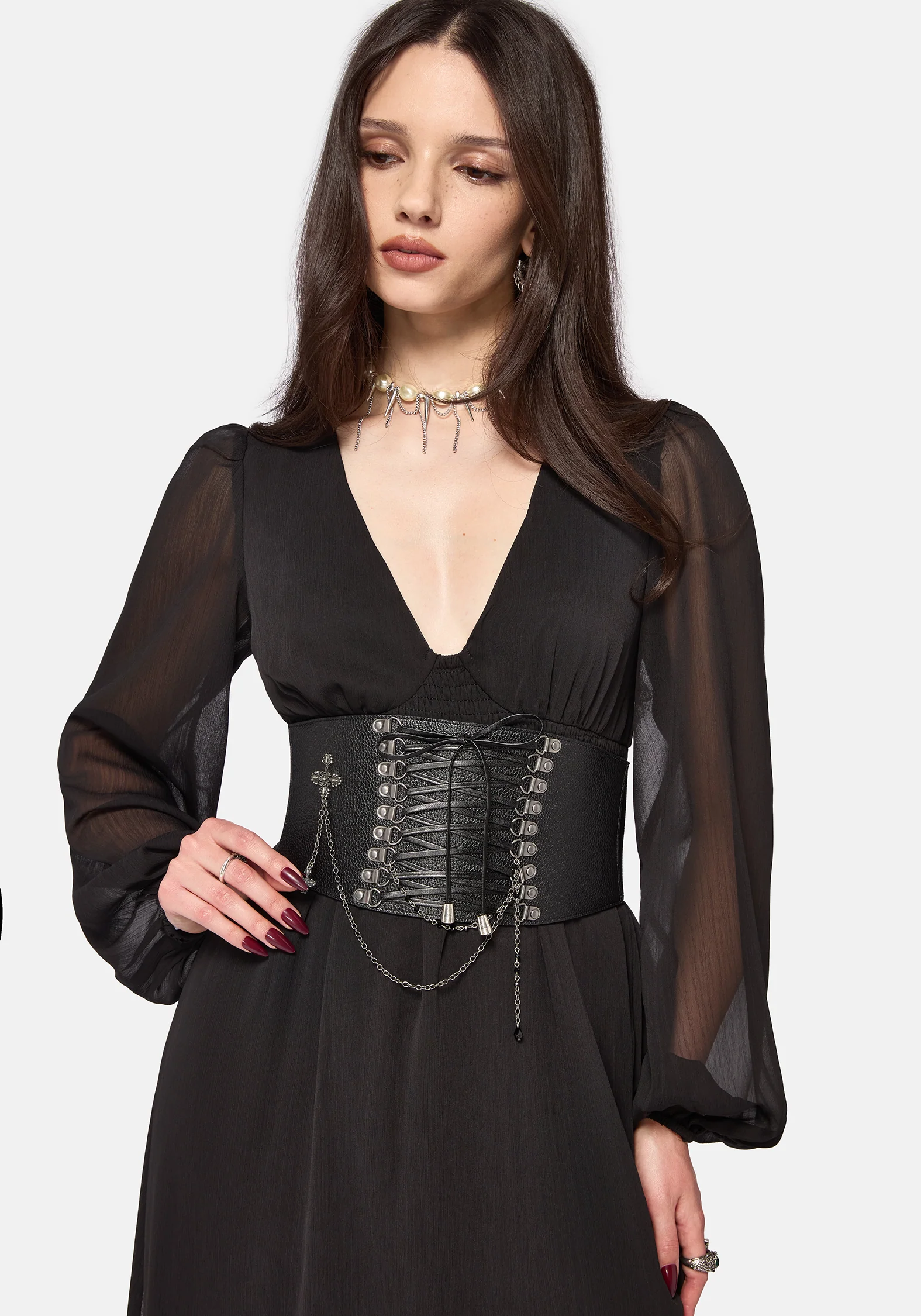 Evelyne Elasticated Corset Waist Belt - Image 6