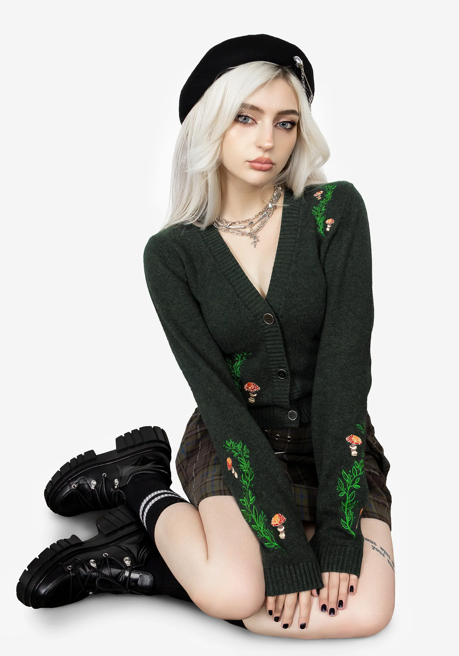 Fable Embroidered Cardigan - Image 5