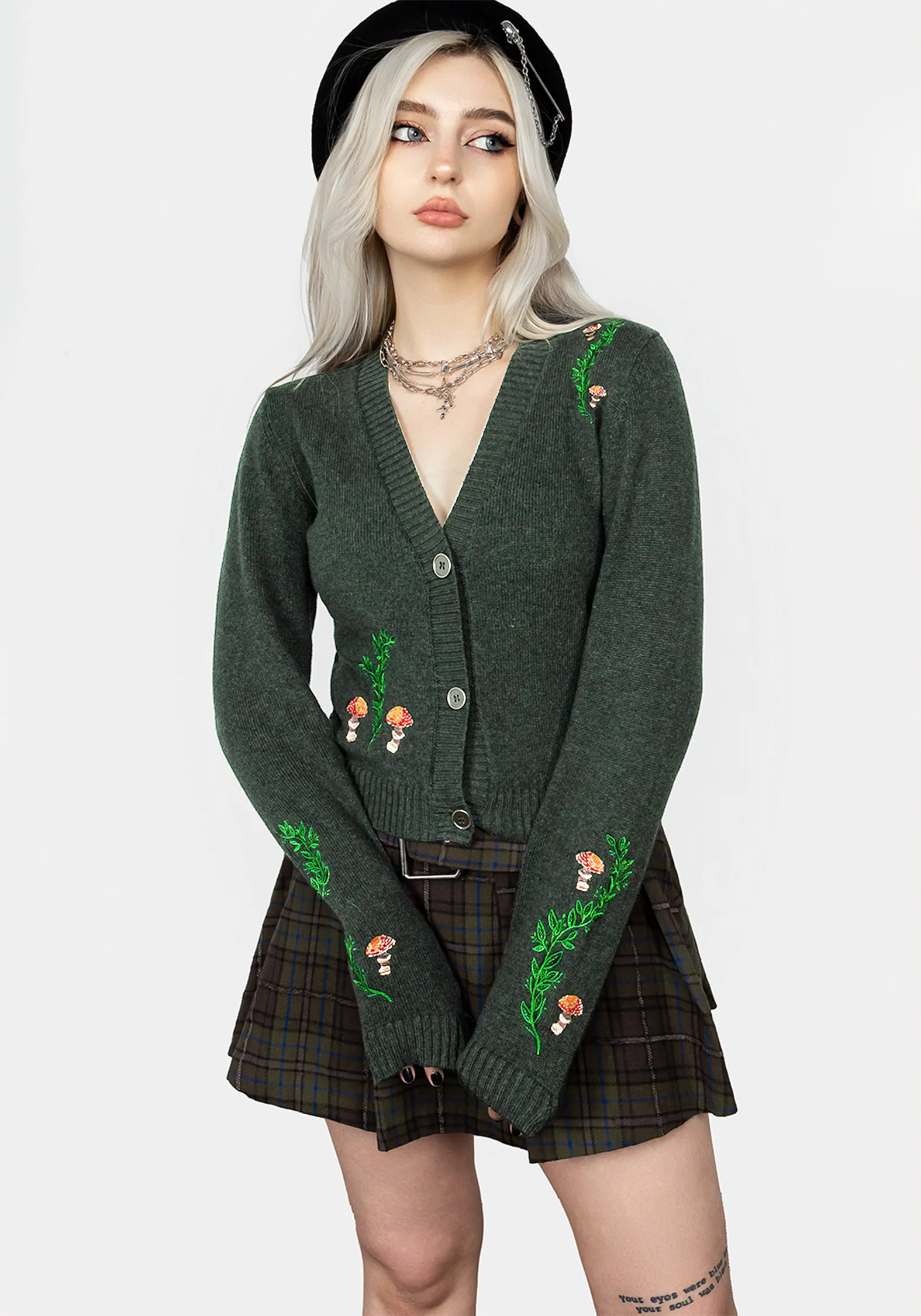 Fable Embroidered Cardigan - Image 8