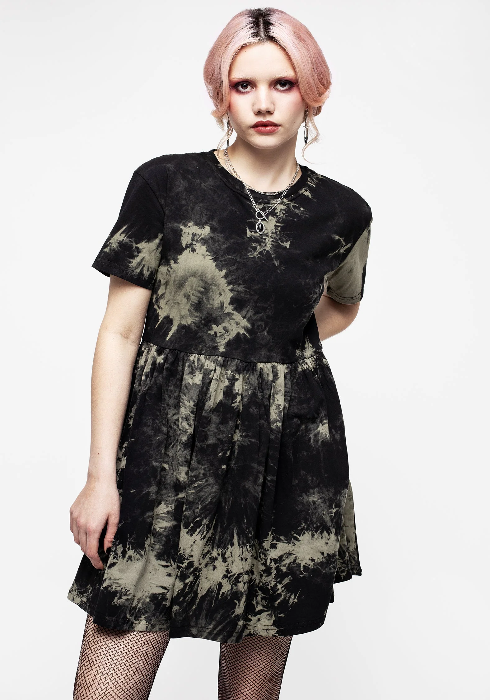 Grievance Tie Dye Skater Dress - Image 6