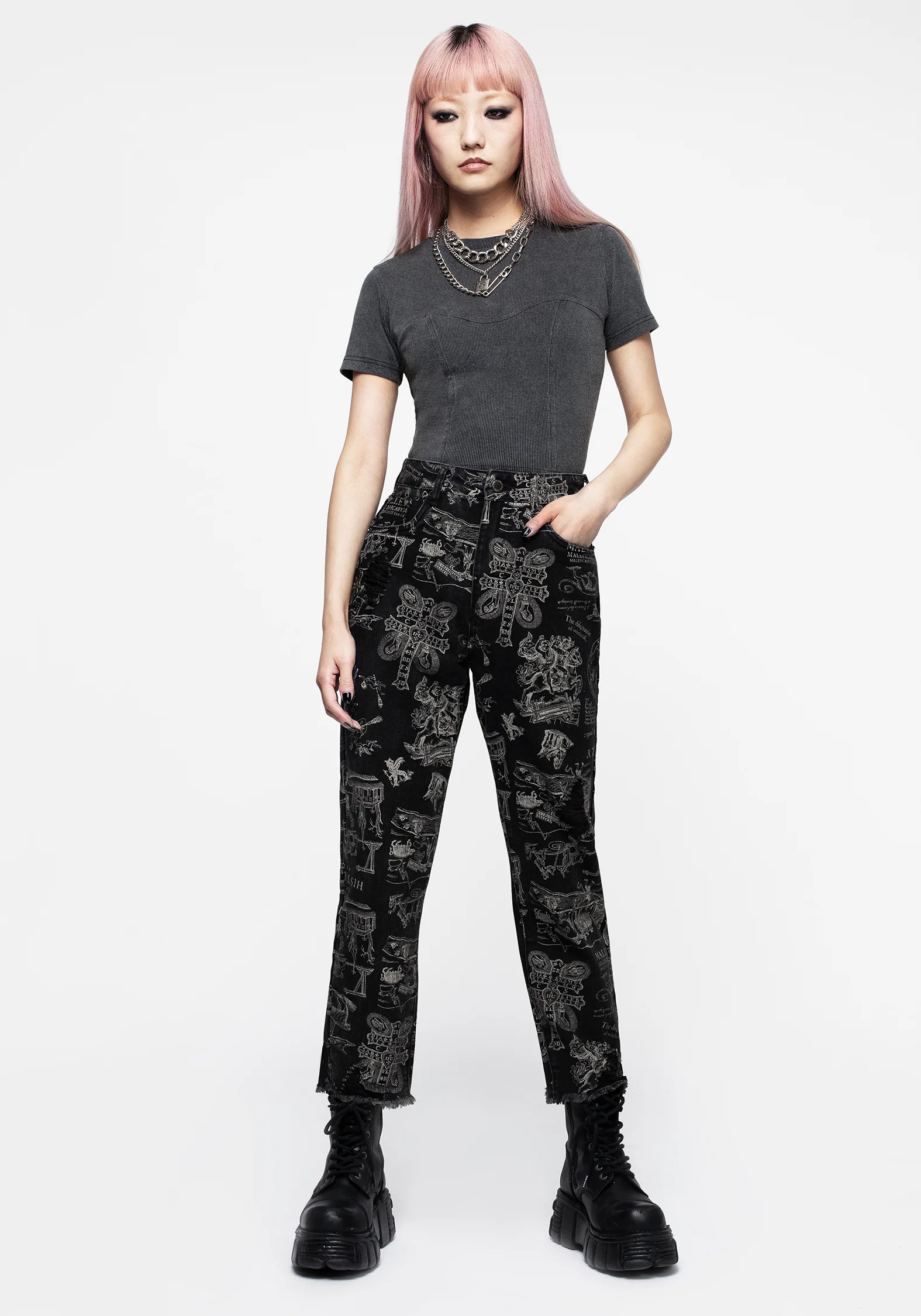 Heresy Slim Straight Jeans - Image 6