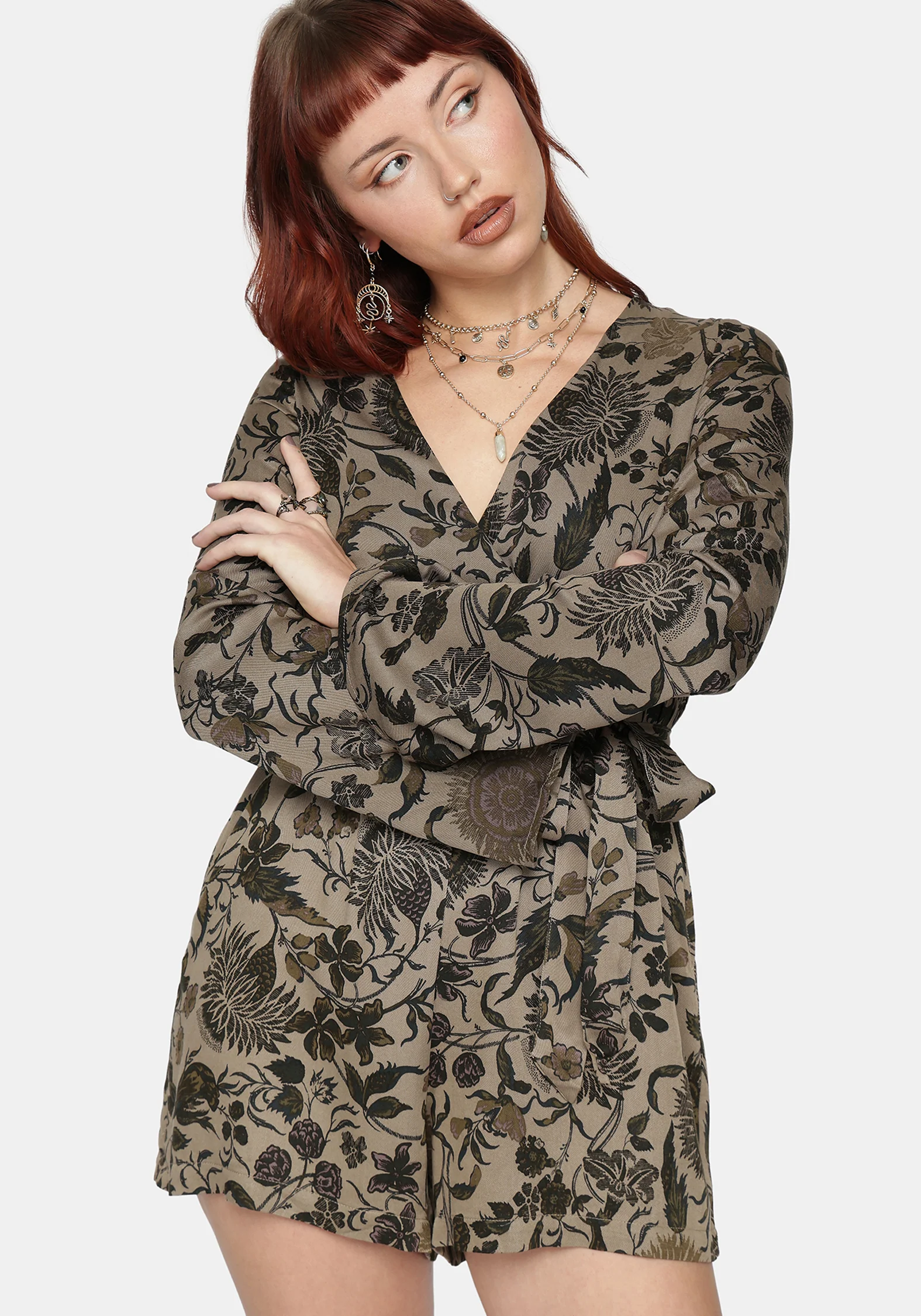Herla Bhatik Floral Print Playsuit - Image 4