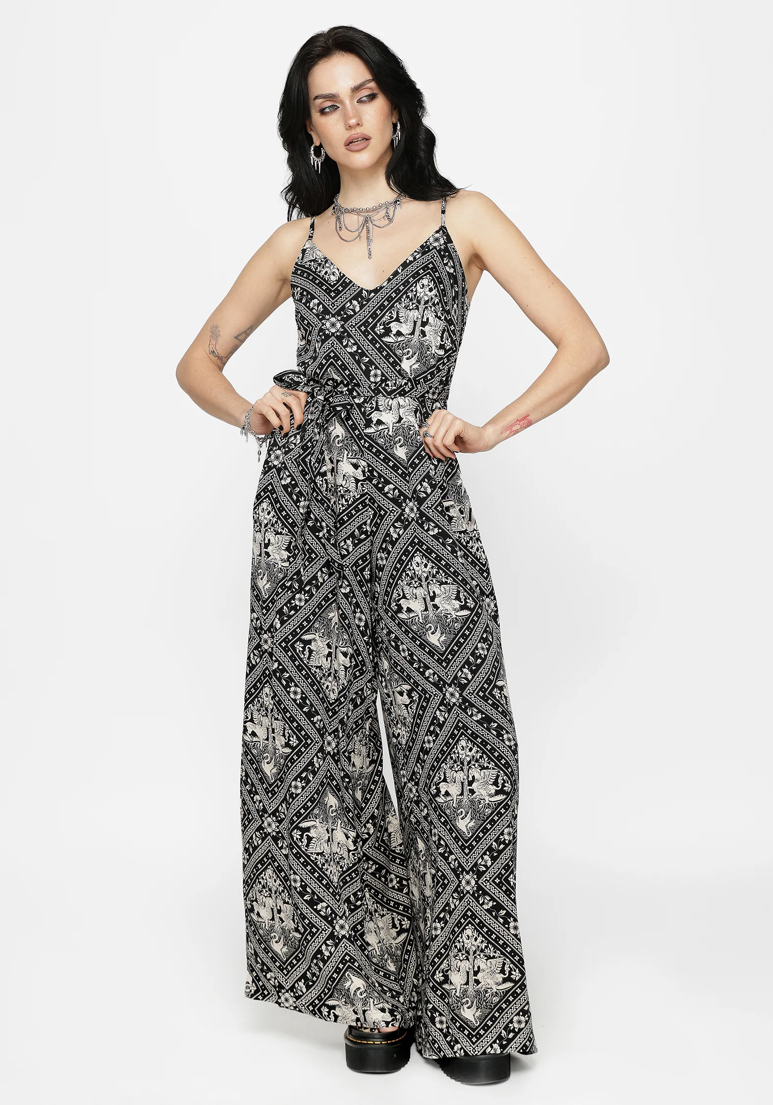 Hexweave Wide Leg Cami Jumpsuit - Image 5