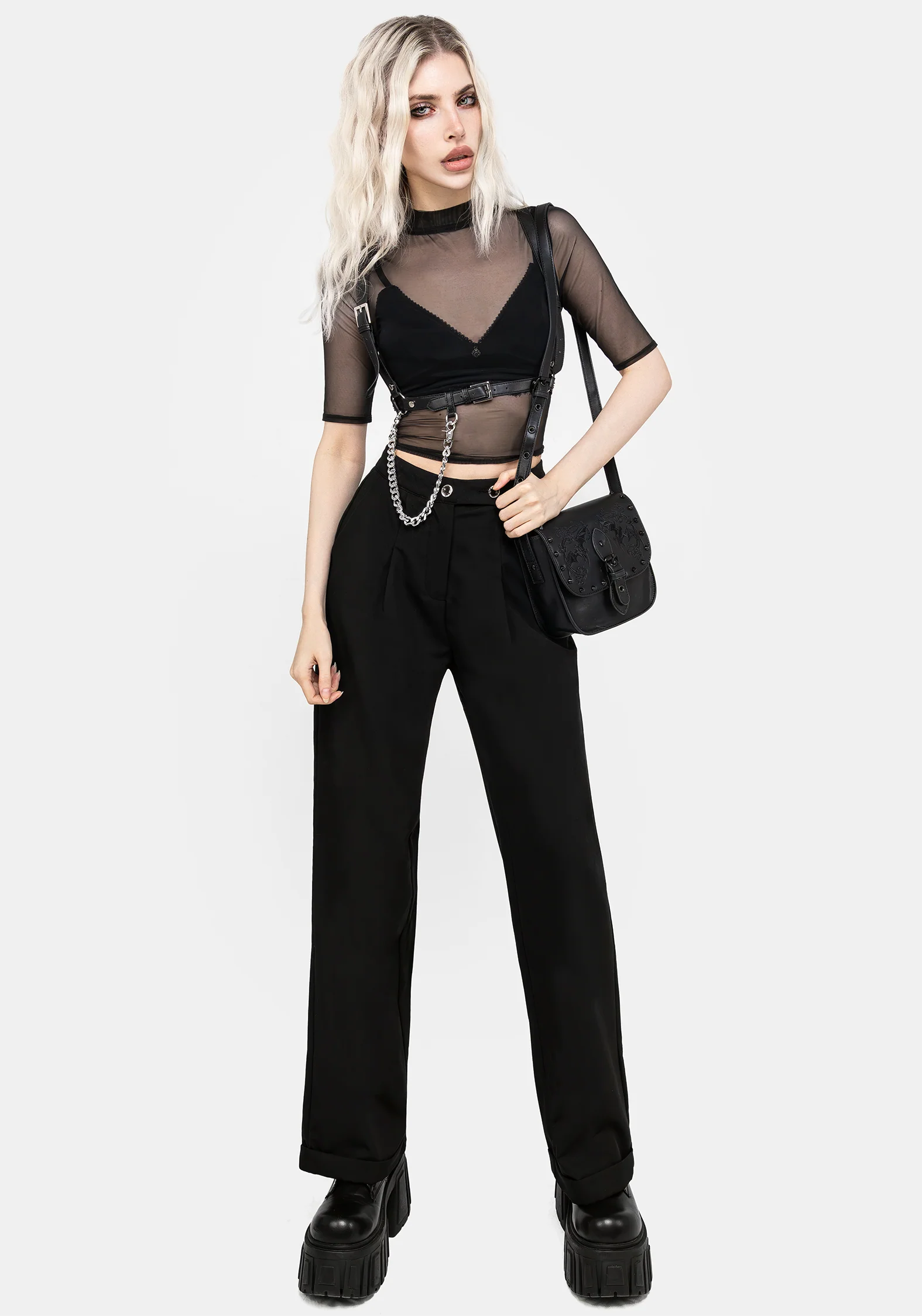 Jinx Mesh Short Sleeve Top - Image 5