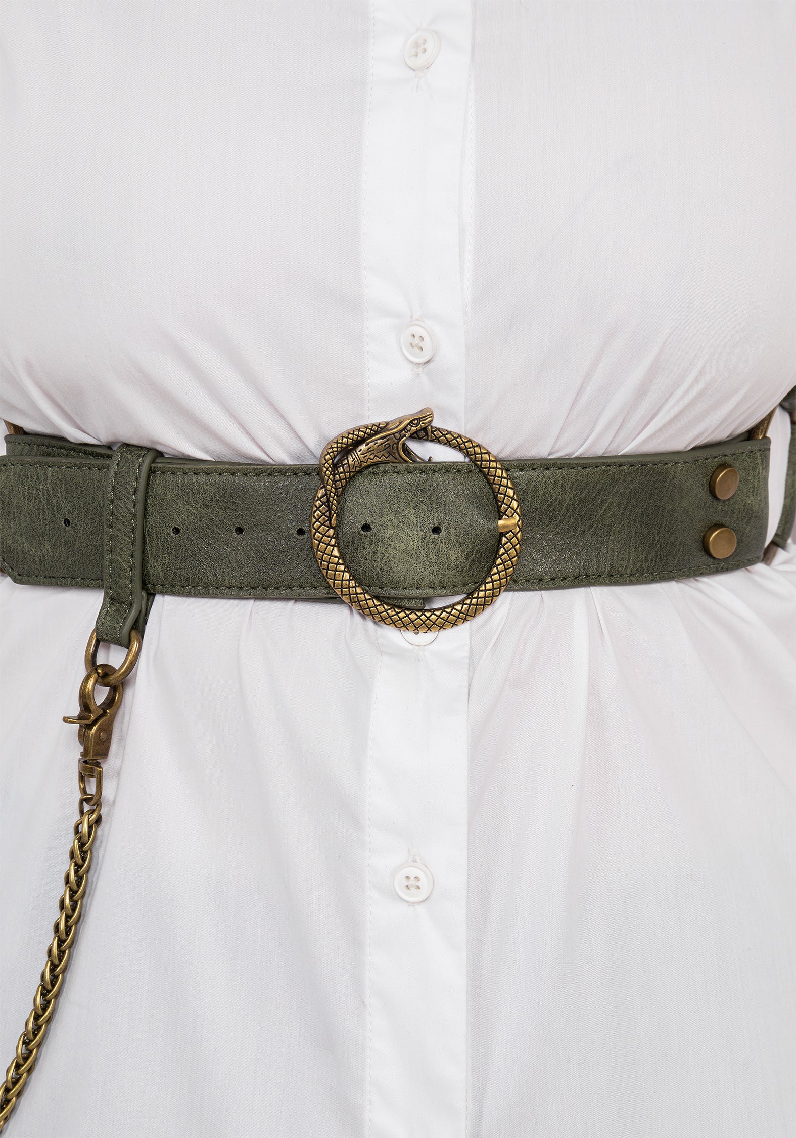 Kaliya Snake Chain Harness - Green - Image 2