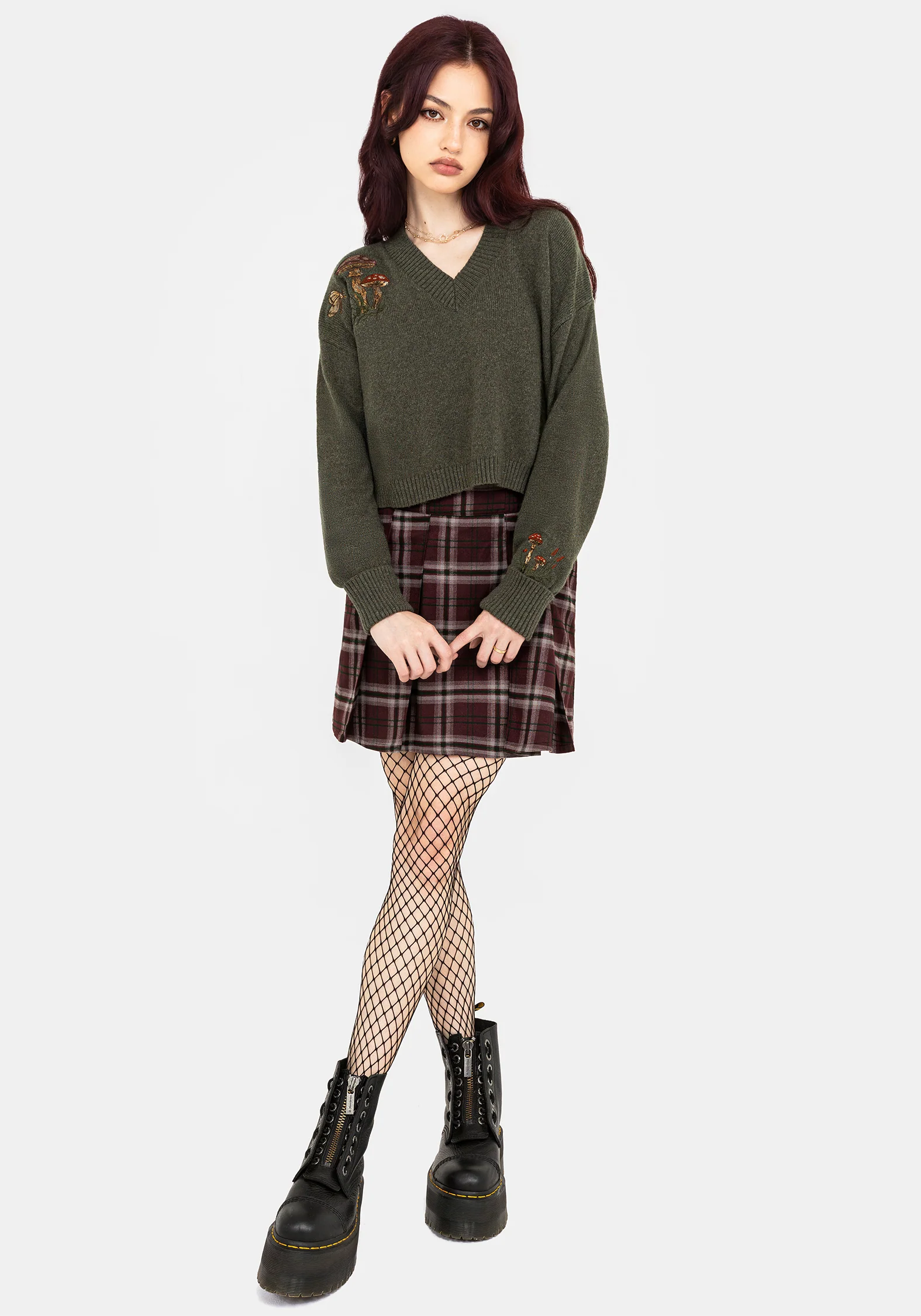Keira Cotton Toadstool Embroidered Sweater - Image 6