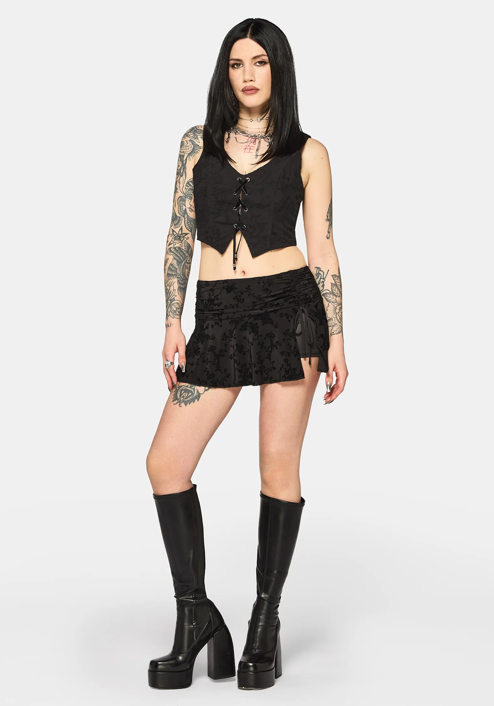 Lila Embroidered Corset Top - Image 5
