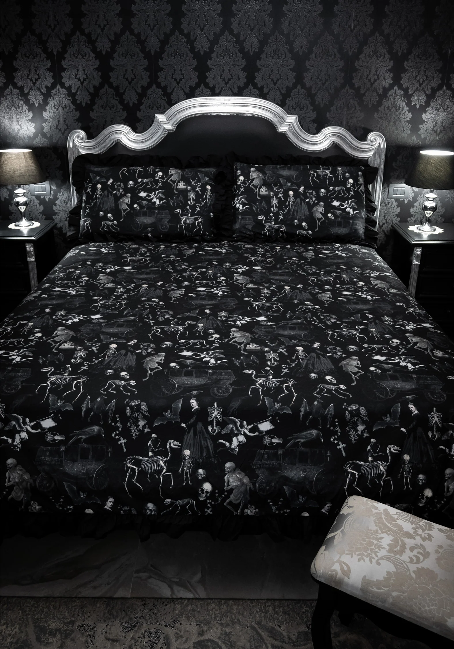 Melancholia Ruffle Bedding Set - US King - Image 2