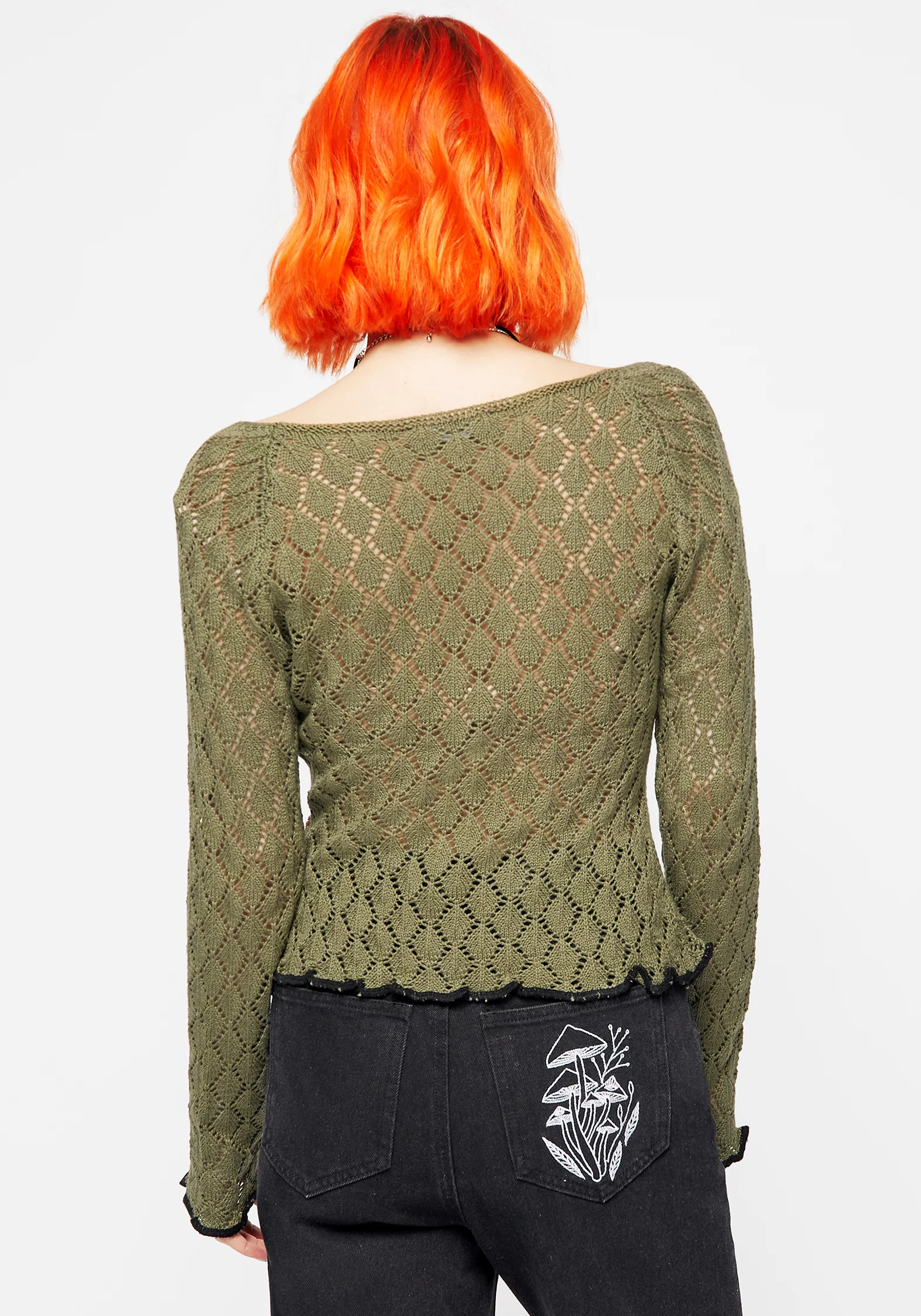Mixed Feelings Patchwork Knit Top - Image 8