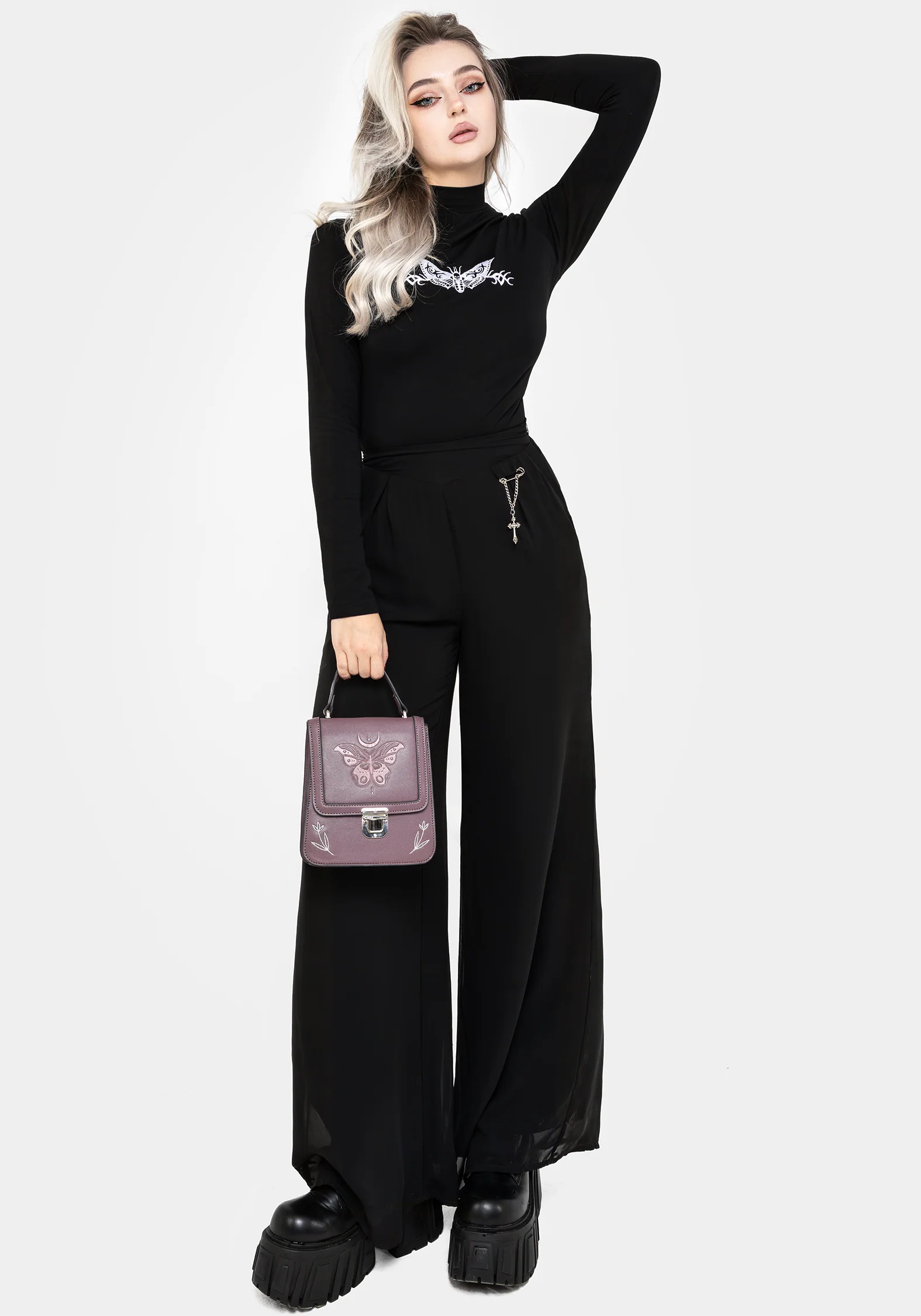 Morta High Neck Jersey Bodysuit - Image 7