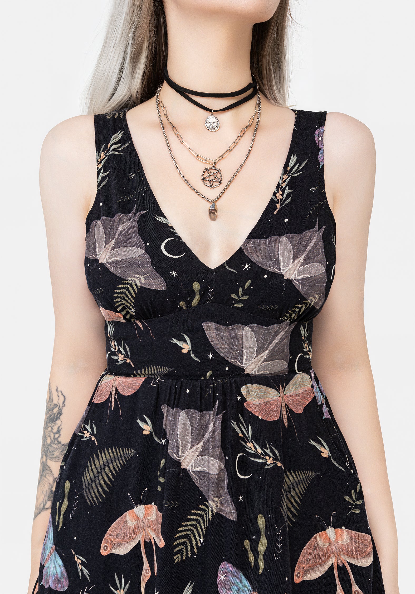 Nightmoth Corset Mini Dress - Image 5