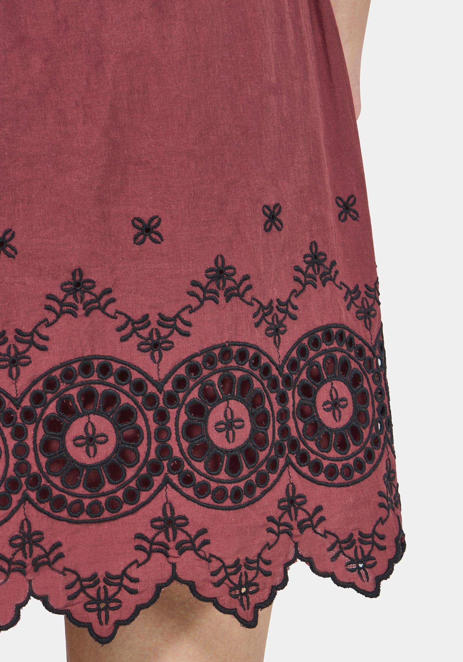 Noirette Broderie Mini Dress - Image 2