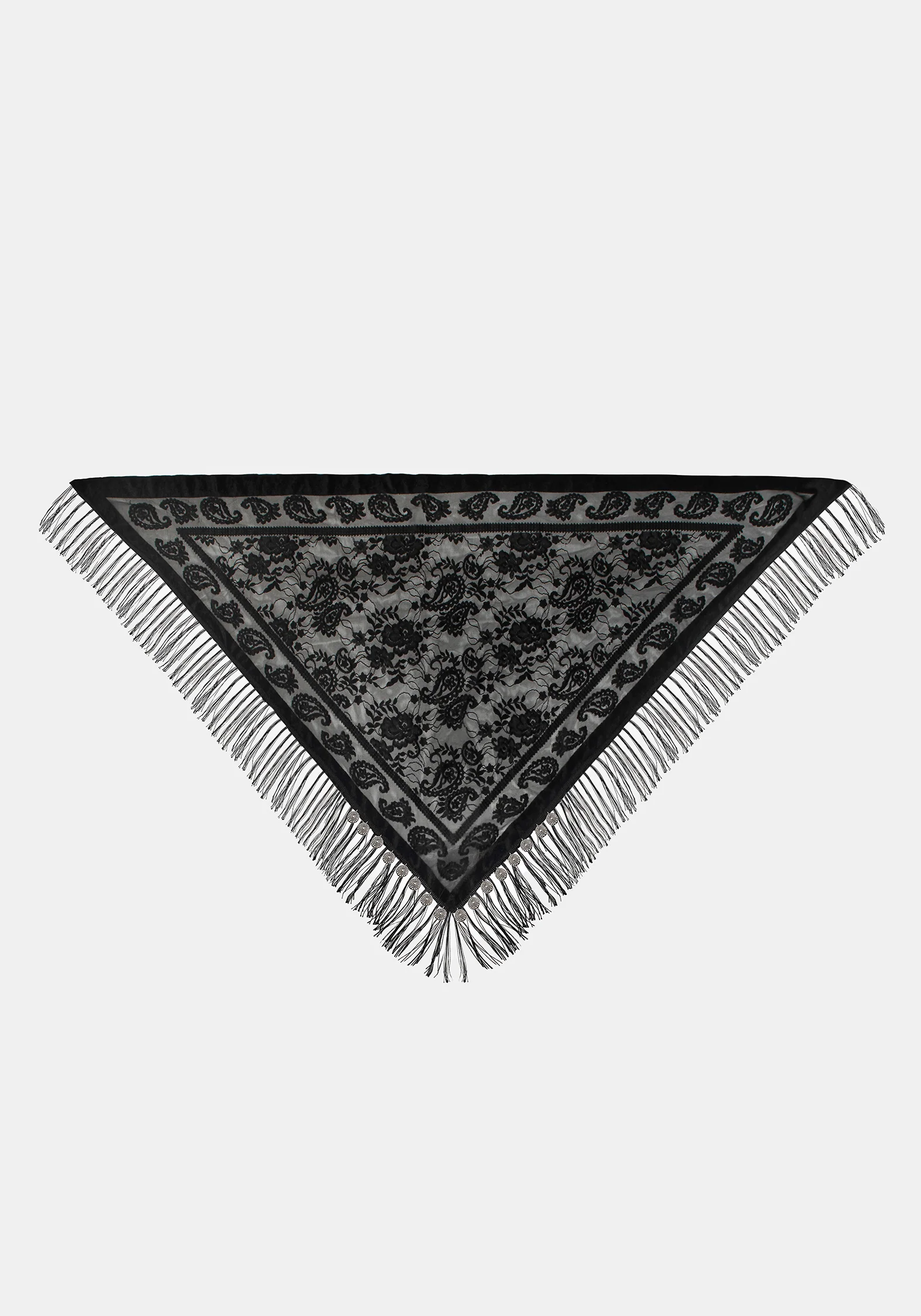 Opulent Coin Devore Scarf - Image 6