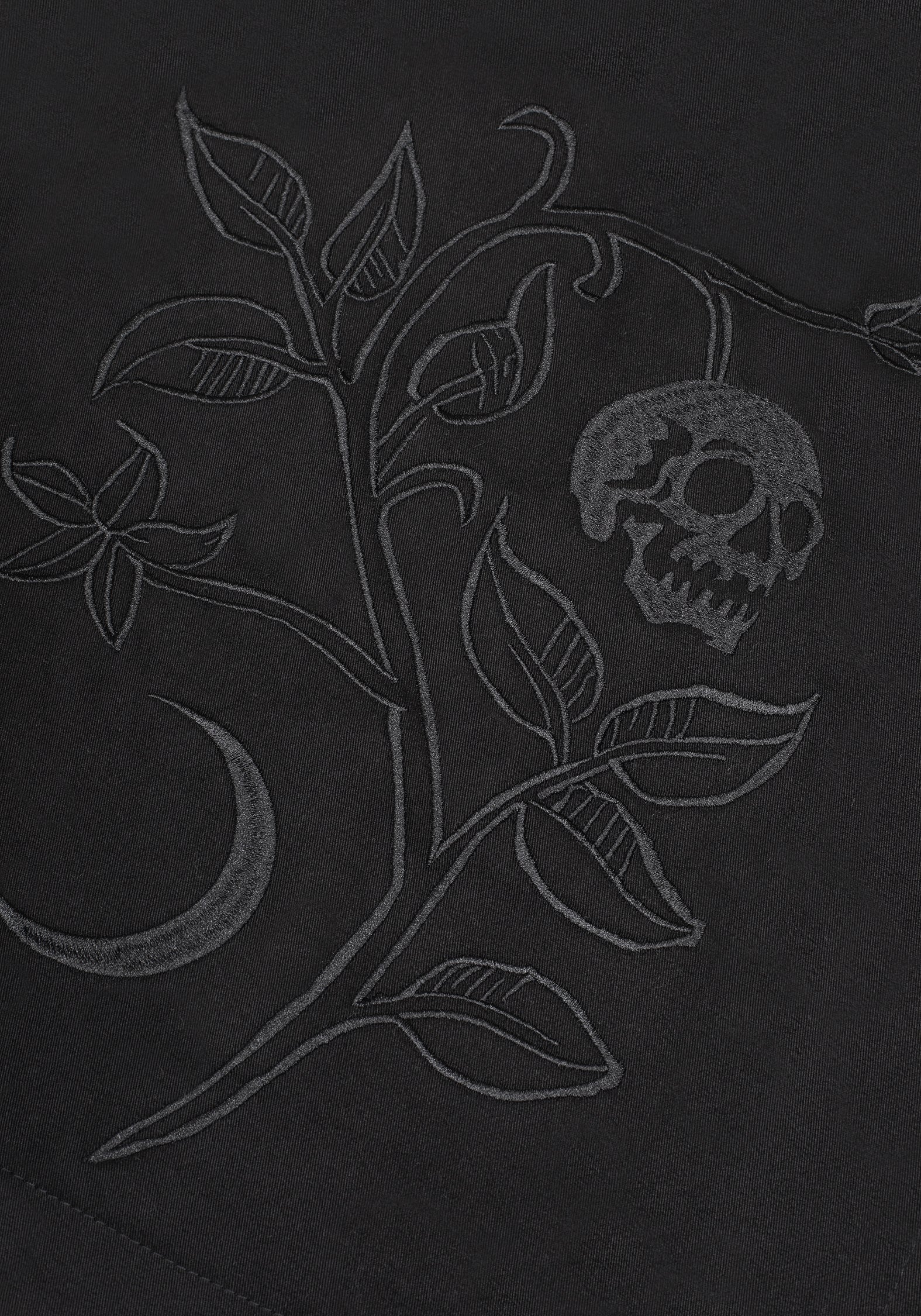 Poe Embroidered Trench Coat - Image 9