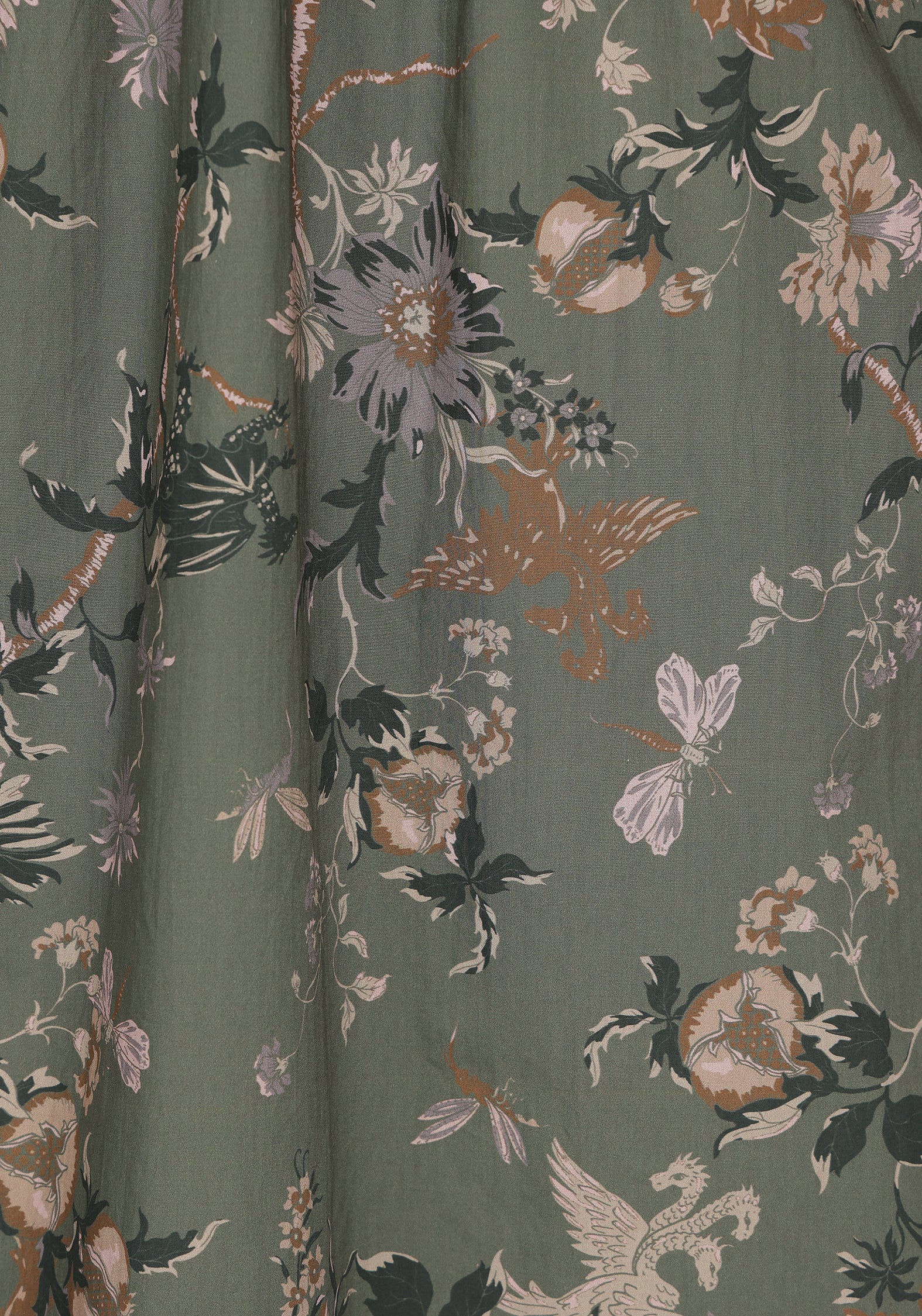 Poison Eden Print Cut Out Midi Dress - Image 7