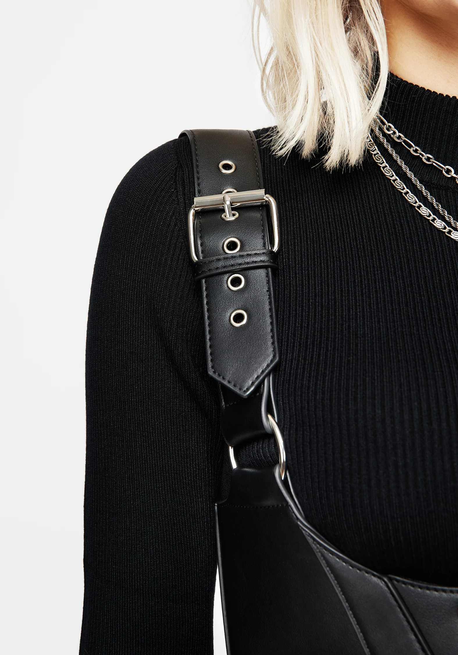 Polaire Lace Up Corset Harness - Image 2