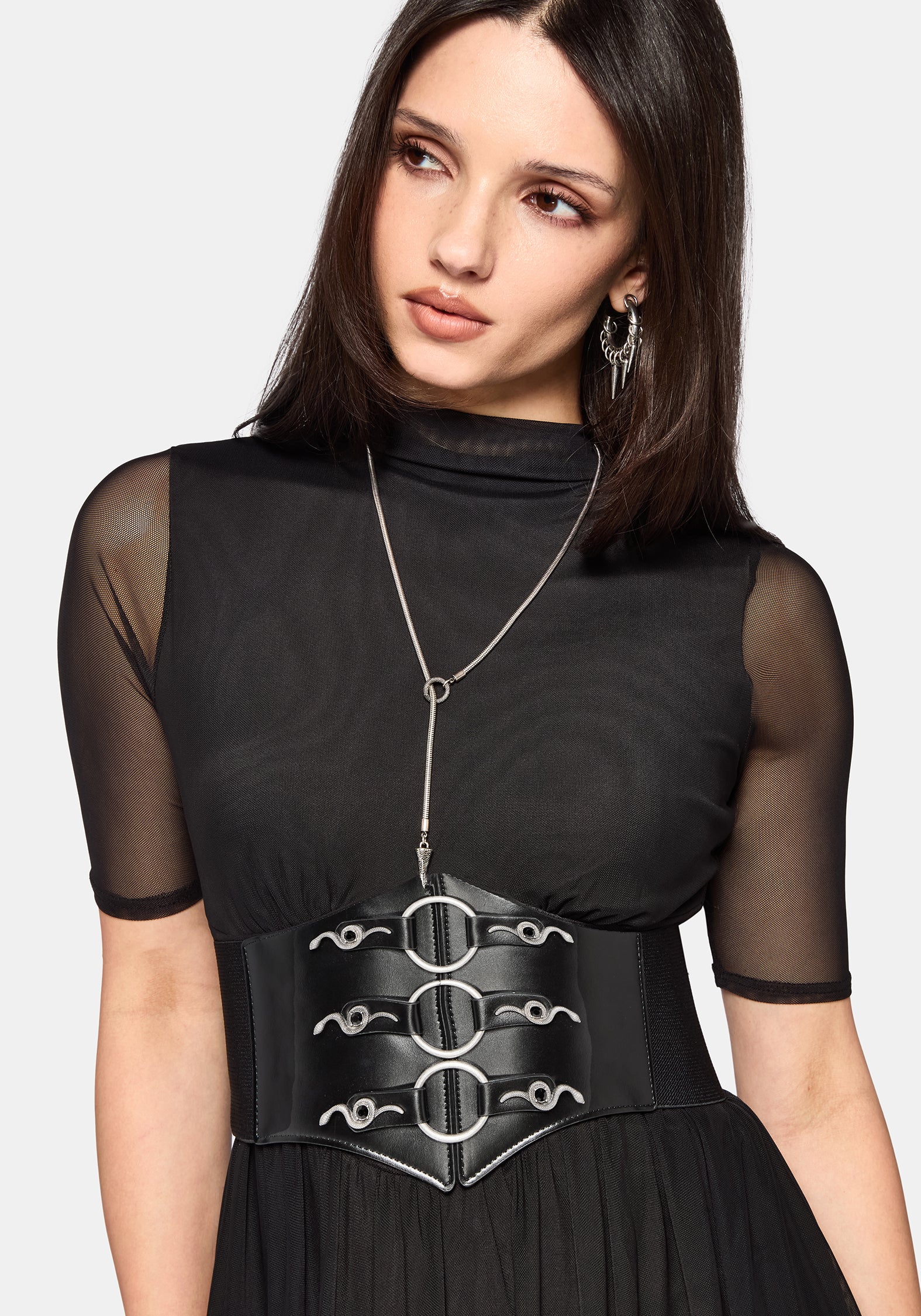 Silas Snake Elasticated Waist Belt - Image 2