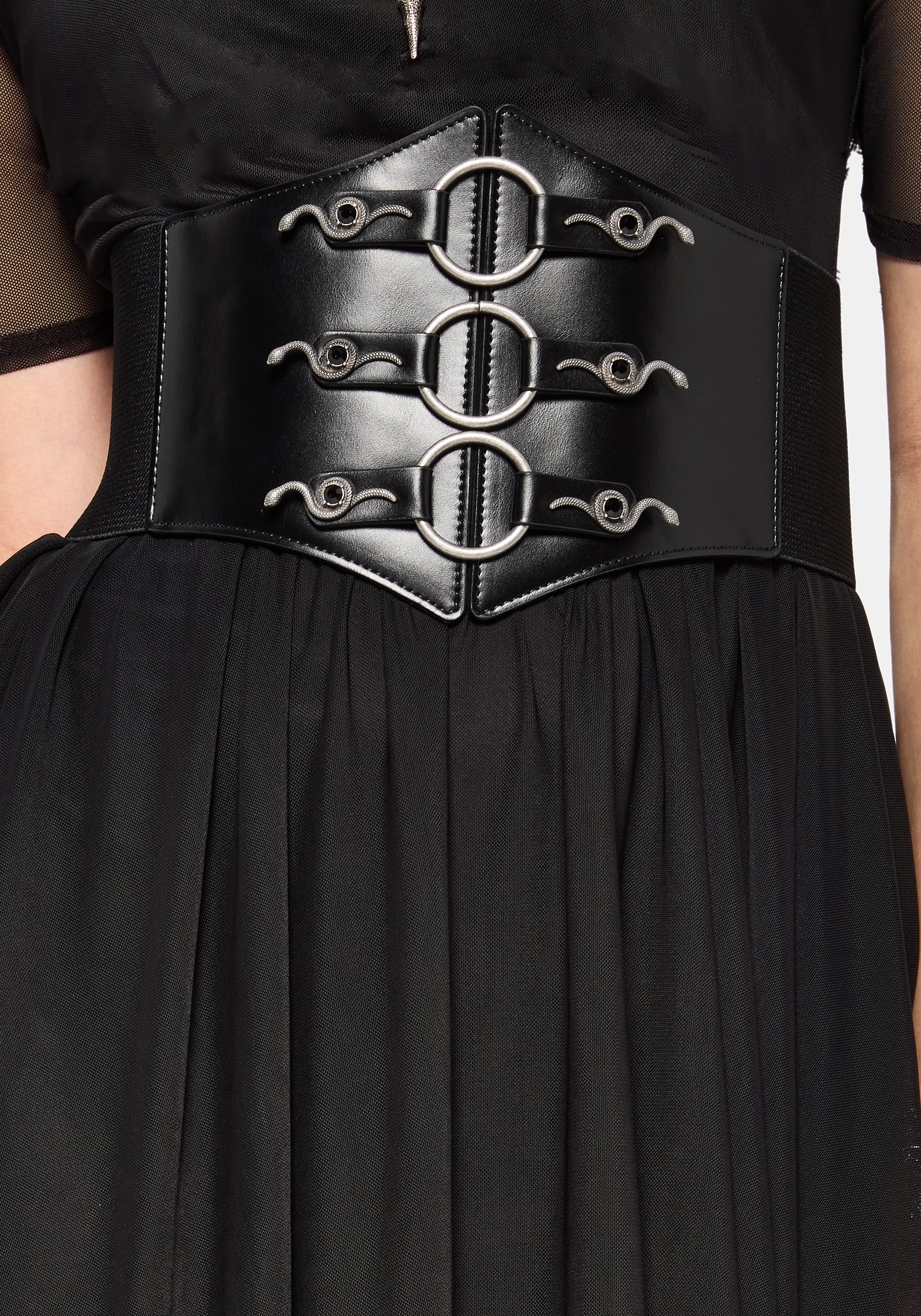 Silas Snake Elasticated Waist Belt - Image 4