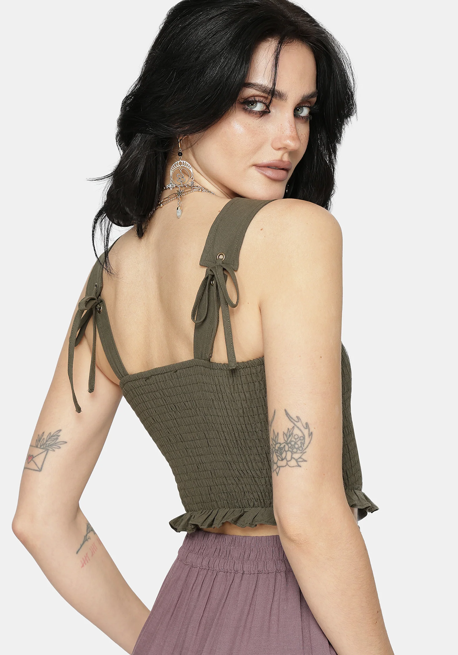 Siora Folklore Embroidered Corset Top - Image 3