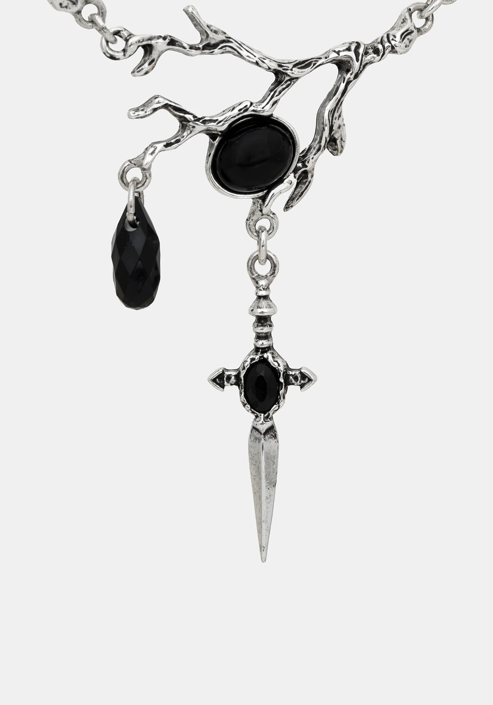 Thrax Pricklethorn Stone Charm Choker - Image 2