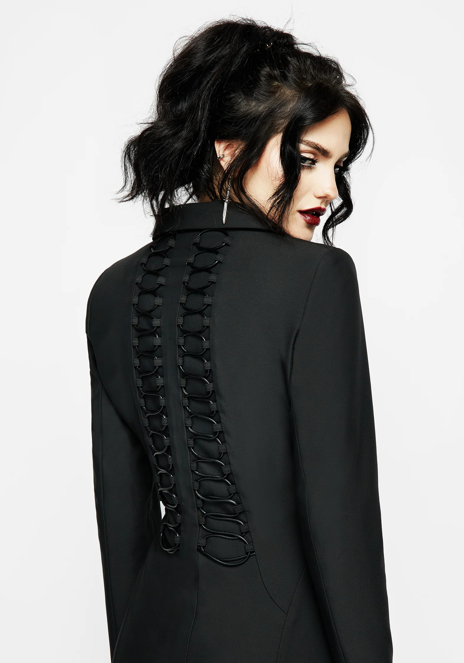 Torrid Lace up Panelled Blazer Dress - Image 2