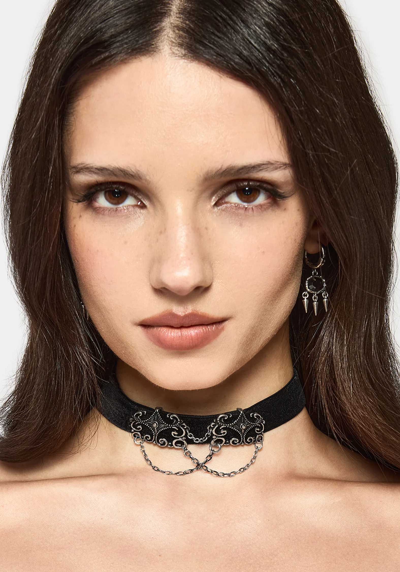 Velma Ribbon Chain Choker - Image 3