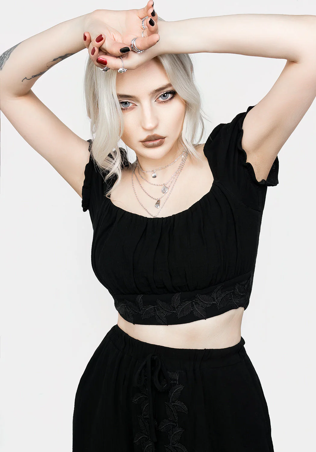 Vine Textured Crop Top - Image 6
