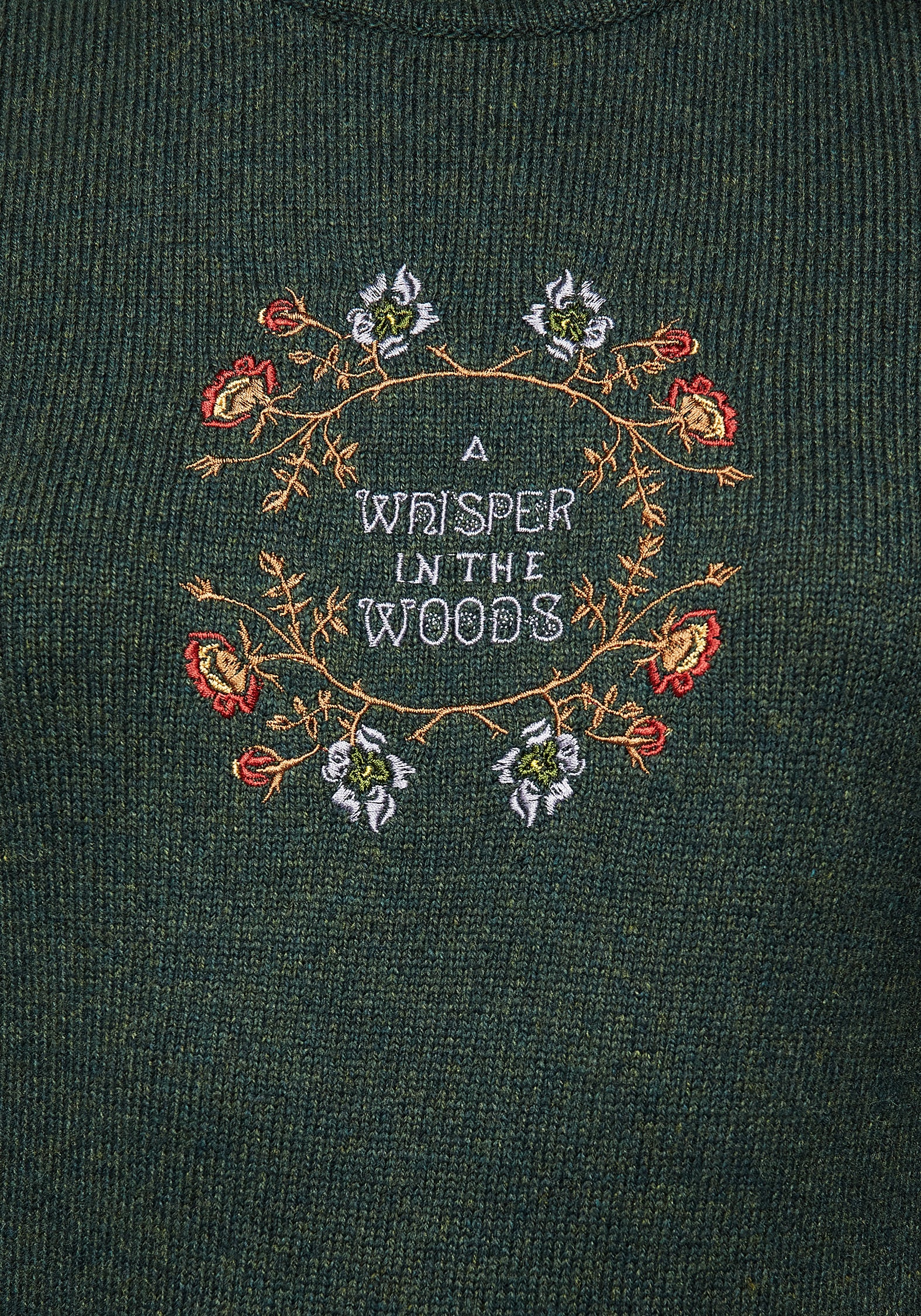 Whisper Mock Neck Embroidered Knit Sweater - Image 5