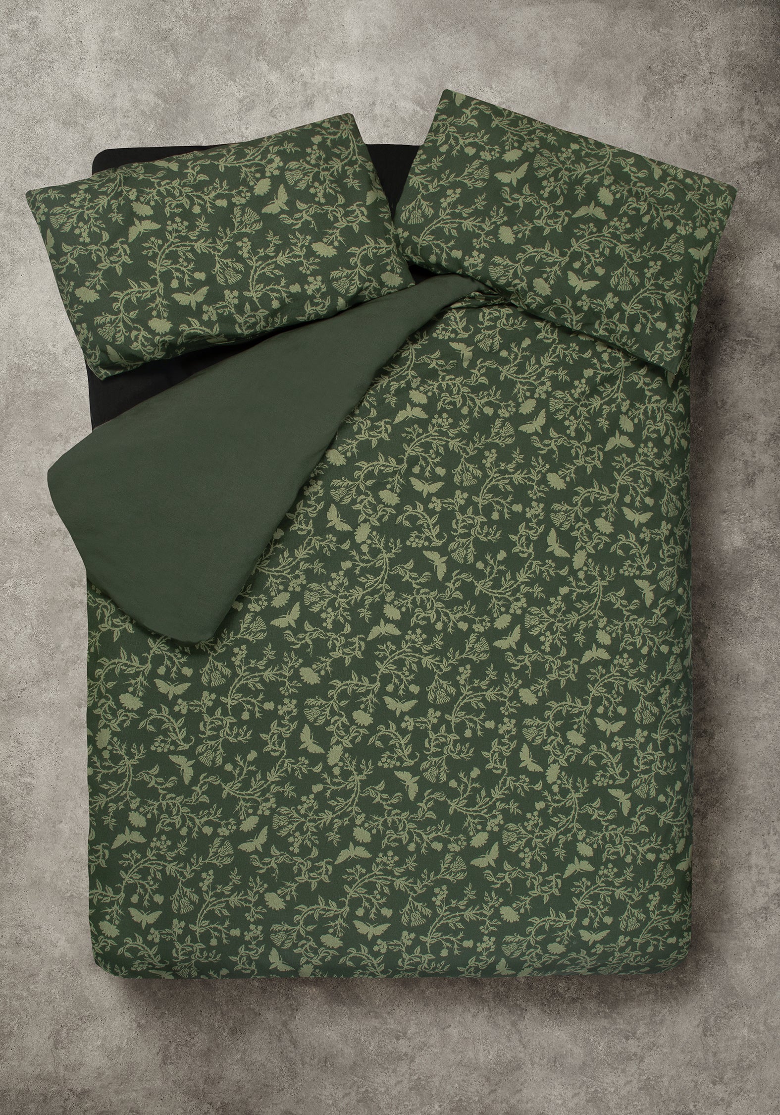 Wildwood Floral Print Cotton Bedding Set - US Queen - Image 4